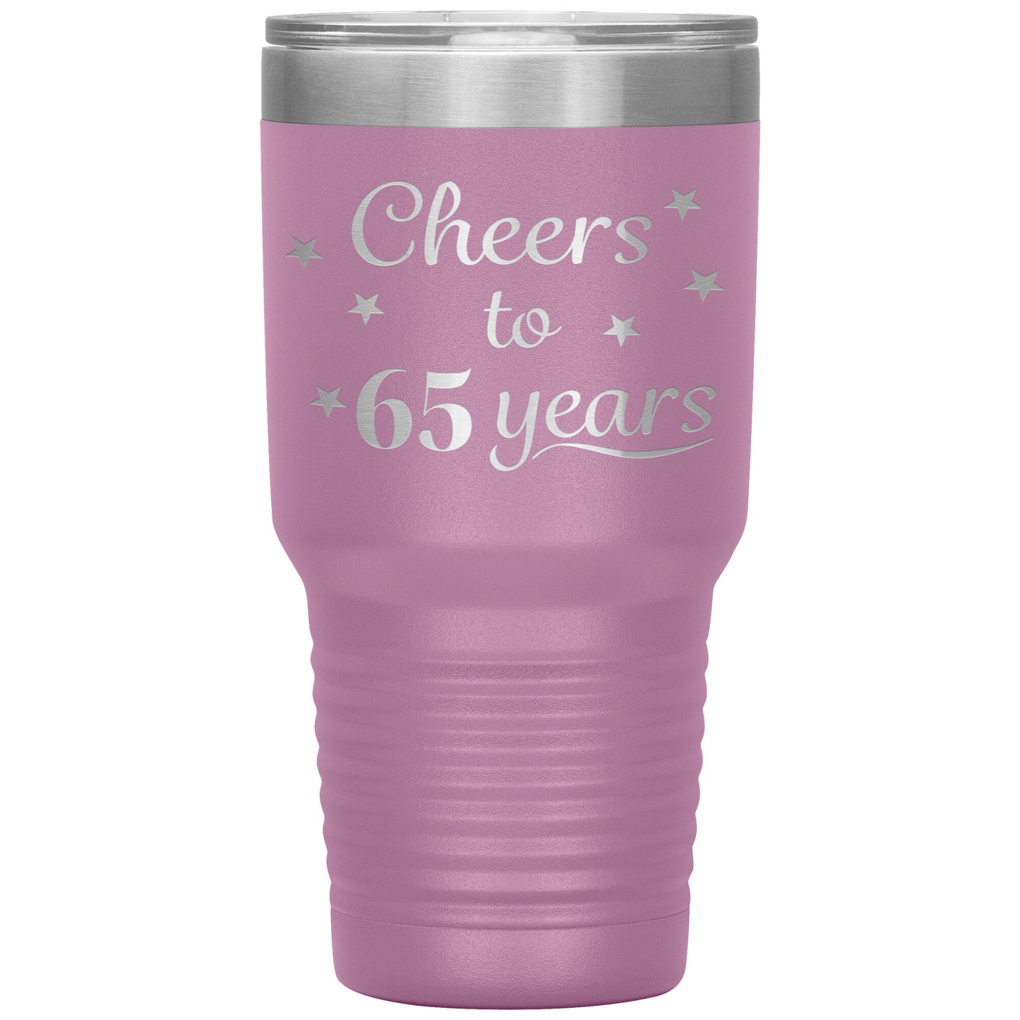 Cheers to 65 Years Birthday Tumbler