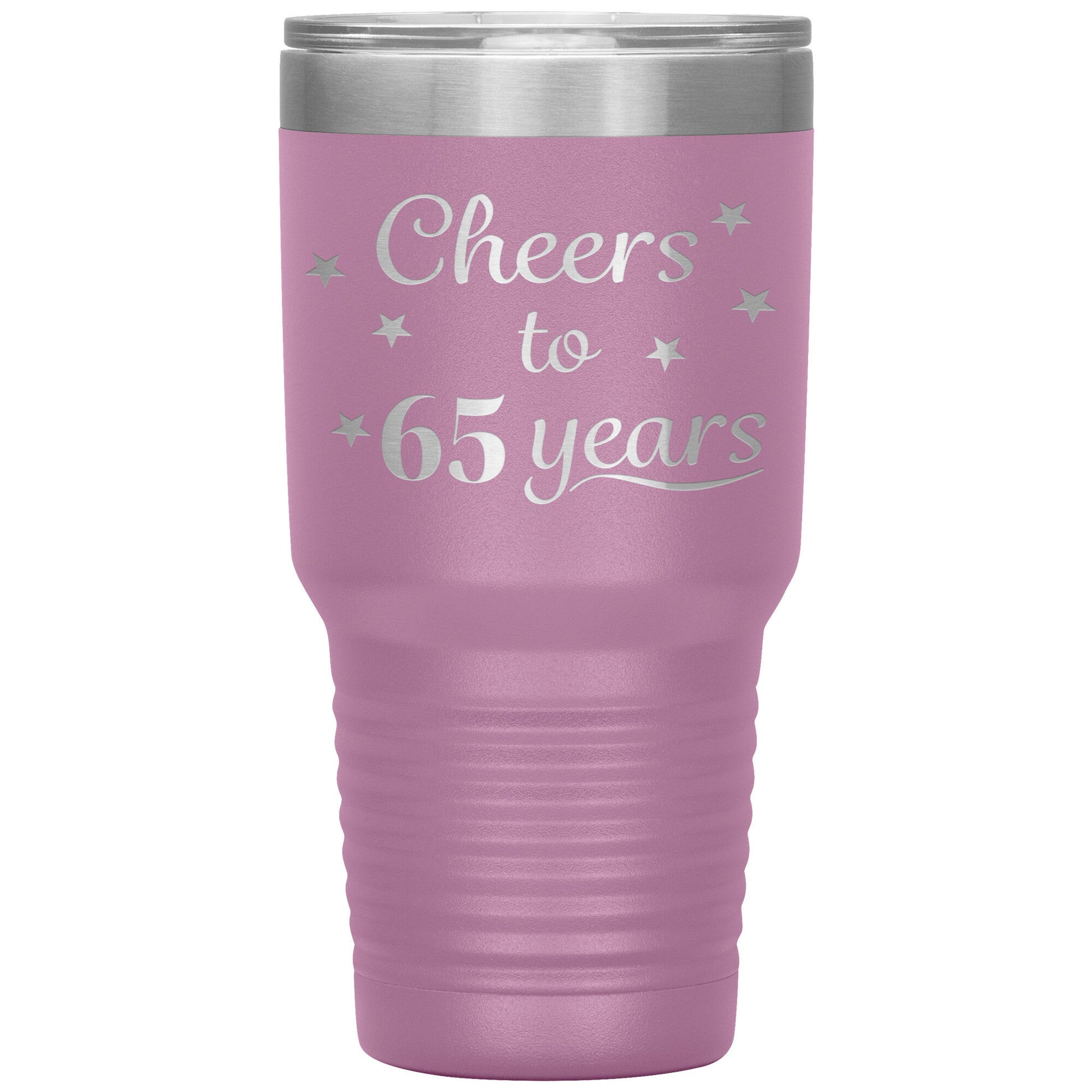 Cheers to 65 Years Birthday Tumbler