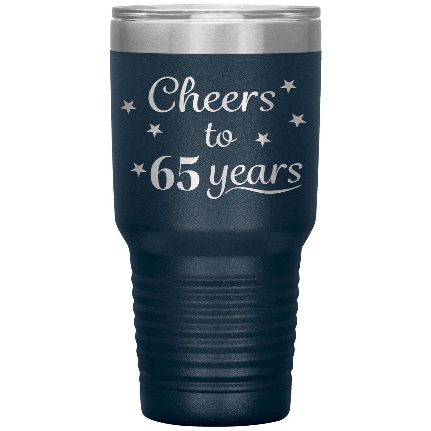 Cheers to 65 Years Birthday Tumbler