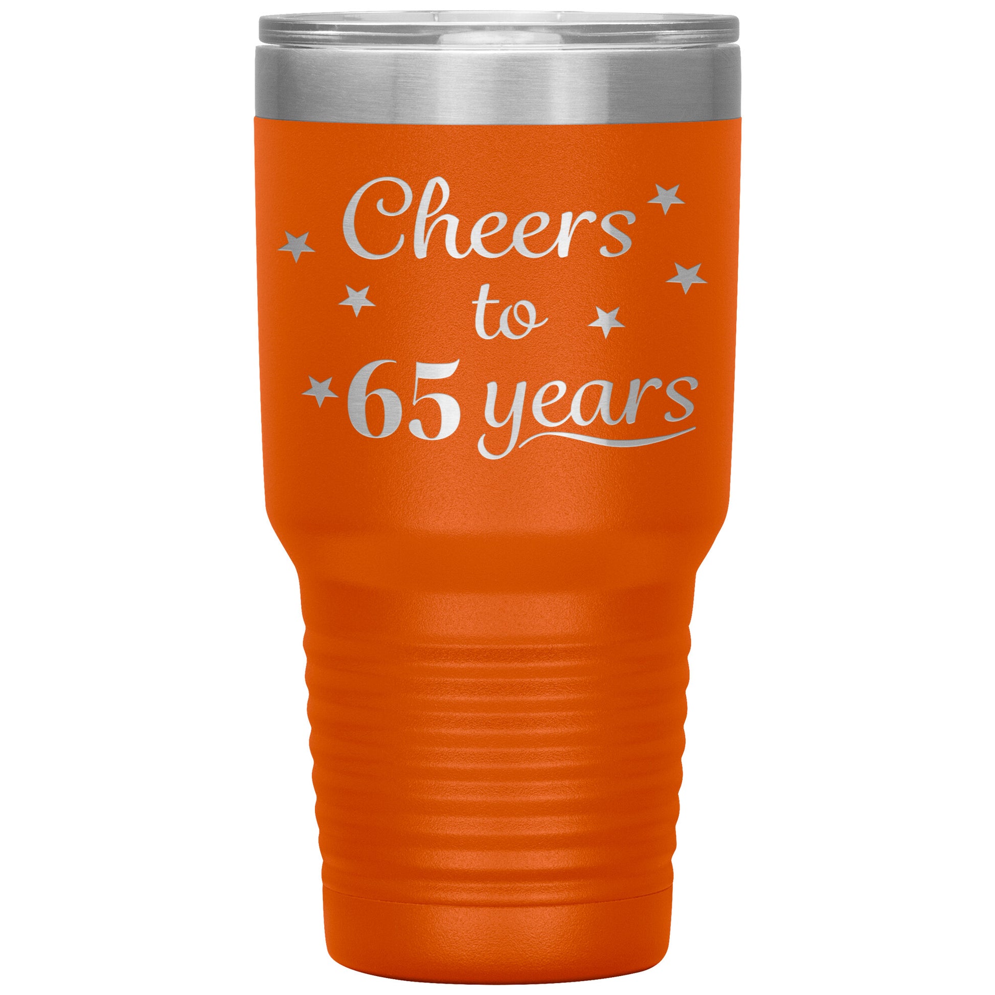 Cheers to 65 Years Birthday Tumbler