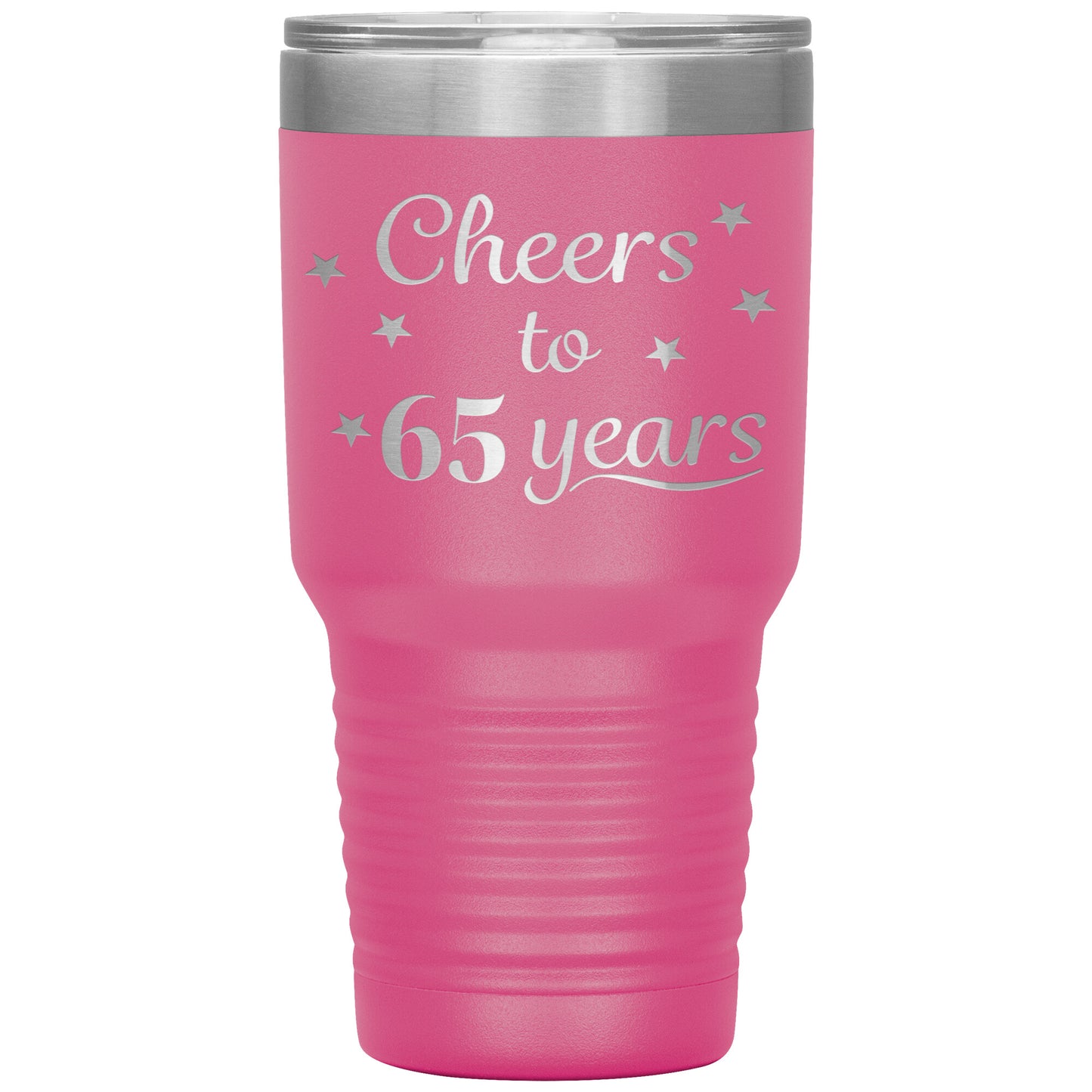Cheers to 65 Years Birthday Tumbler