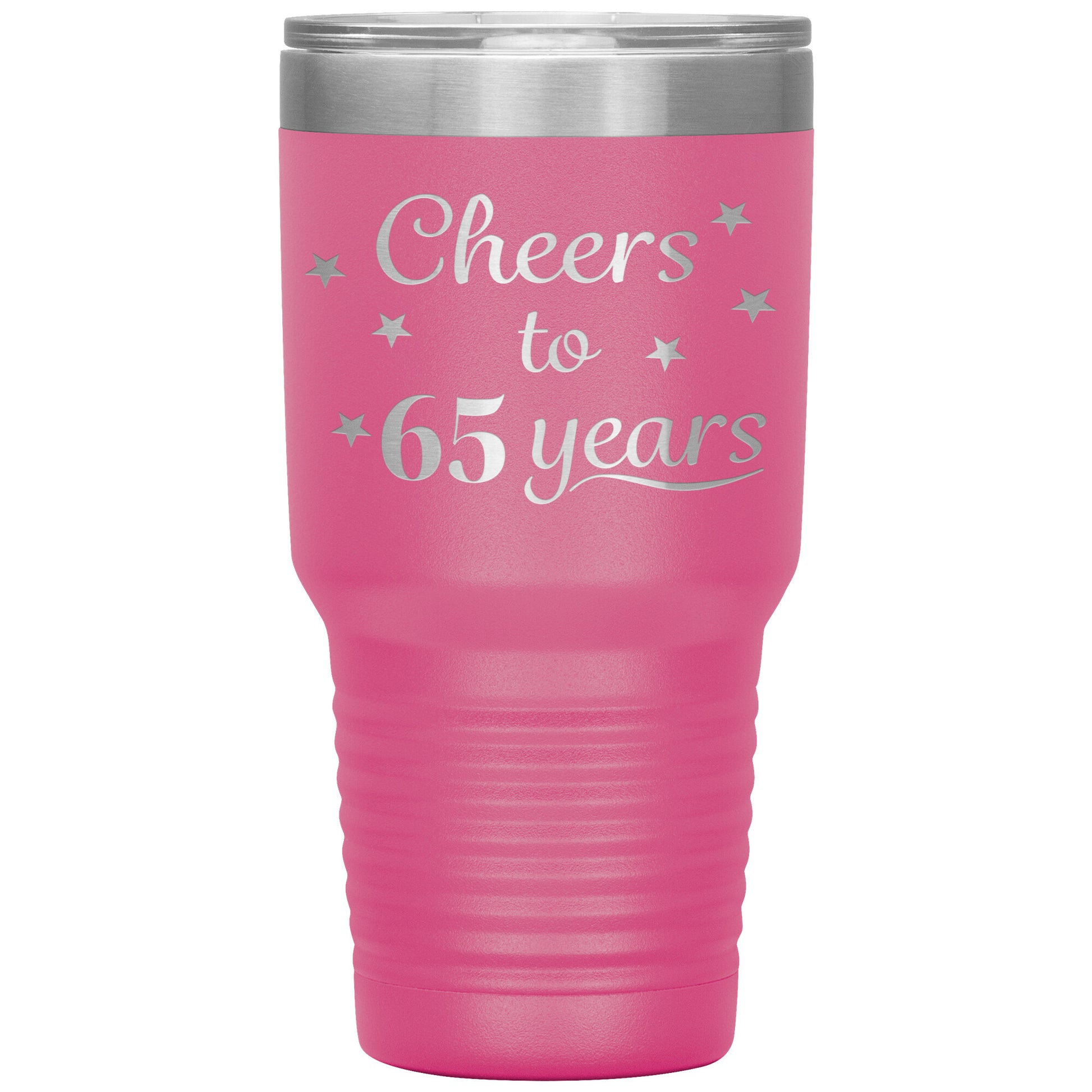Cheers to 65 Years Birthday Tumbler