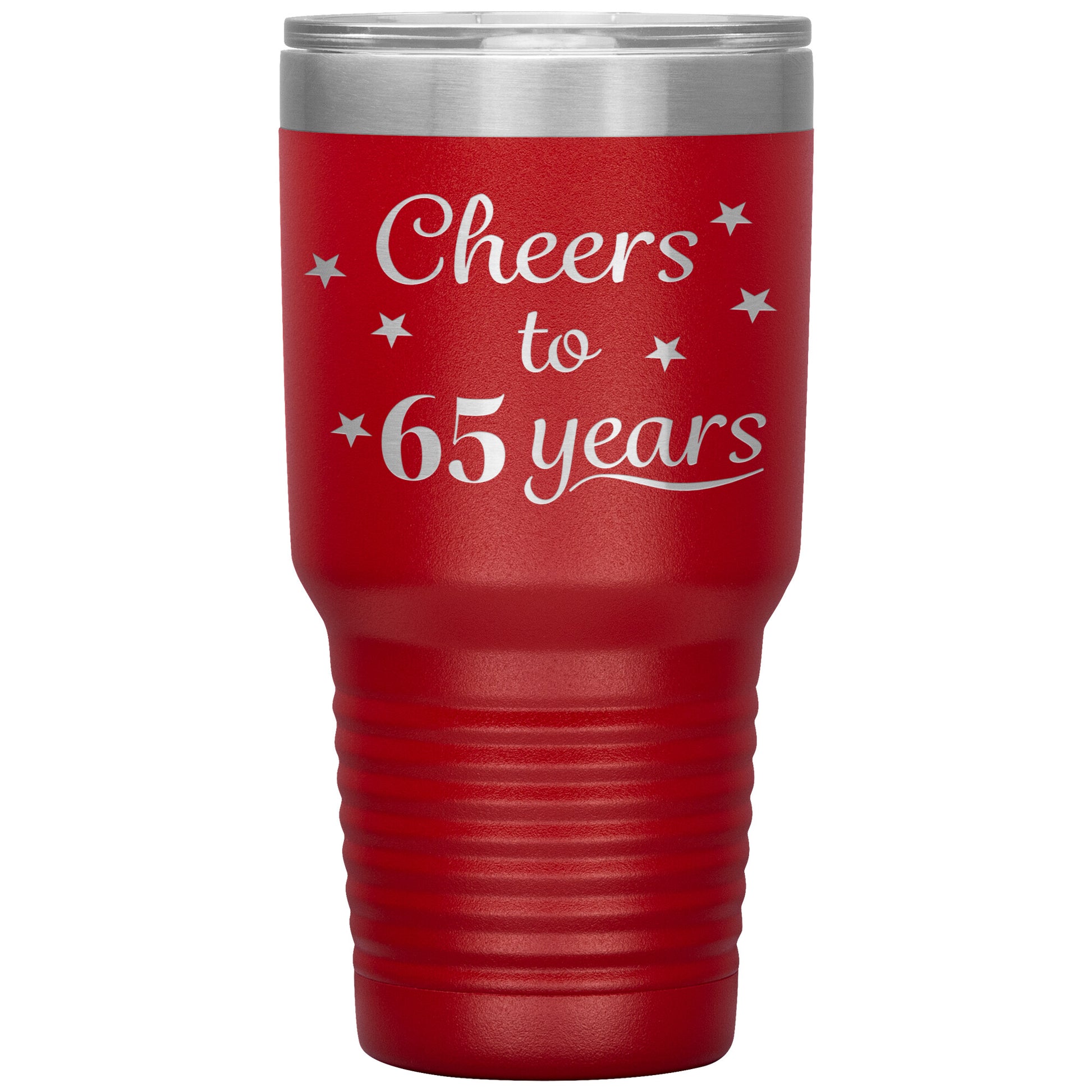 Cheers to 65 Years Birthday Tumbler