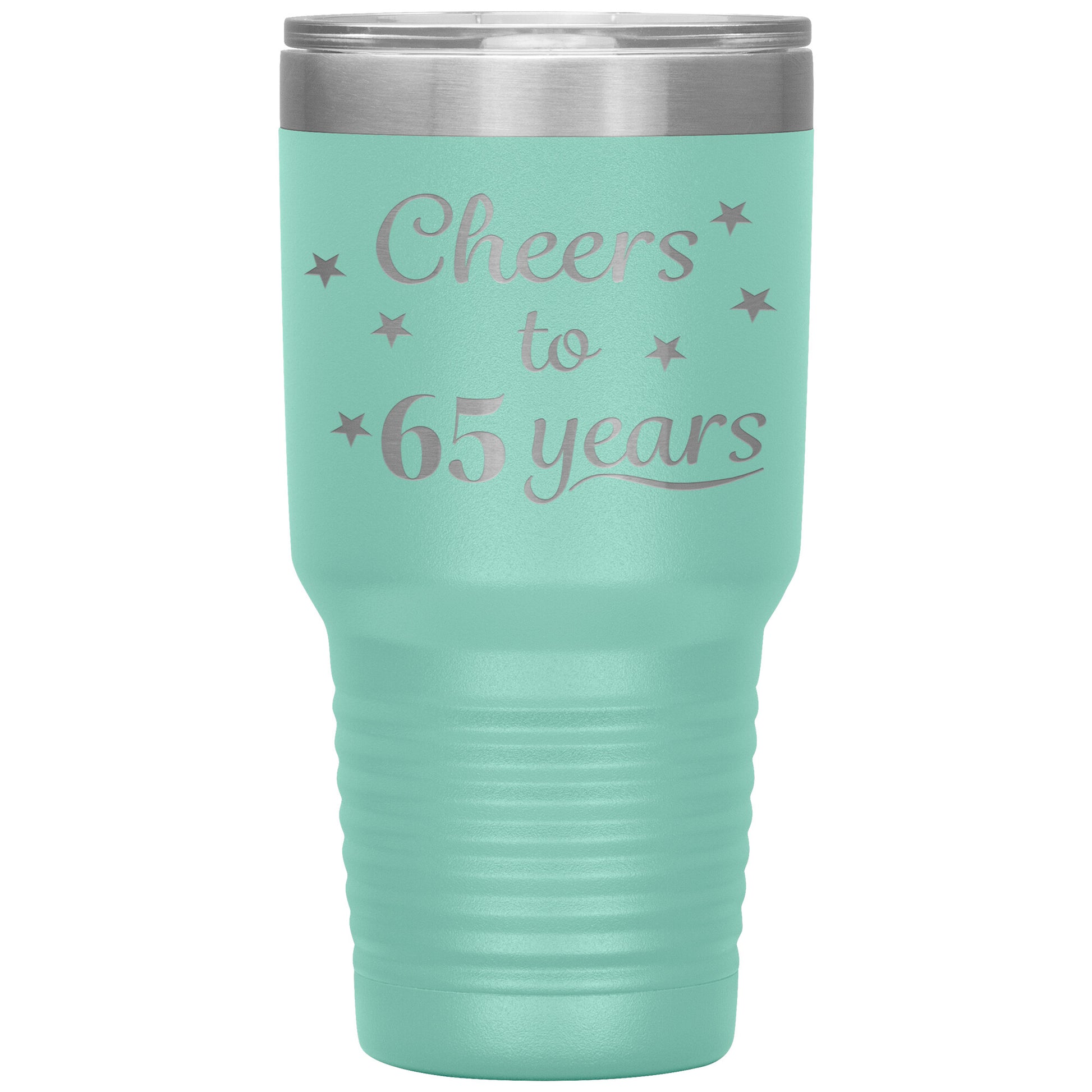 Cheers to 65 Years Birthday Tumbler