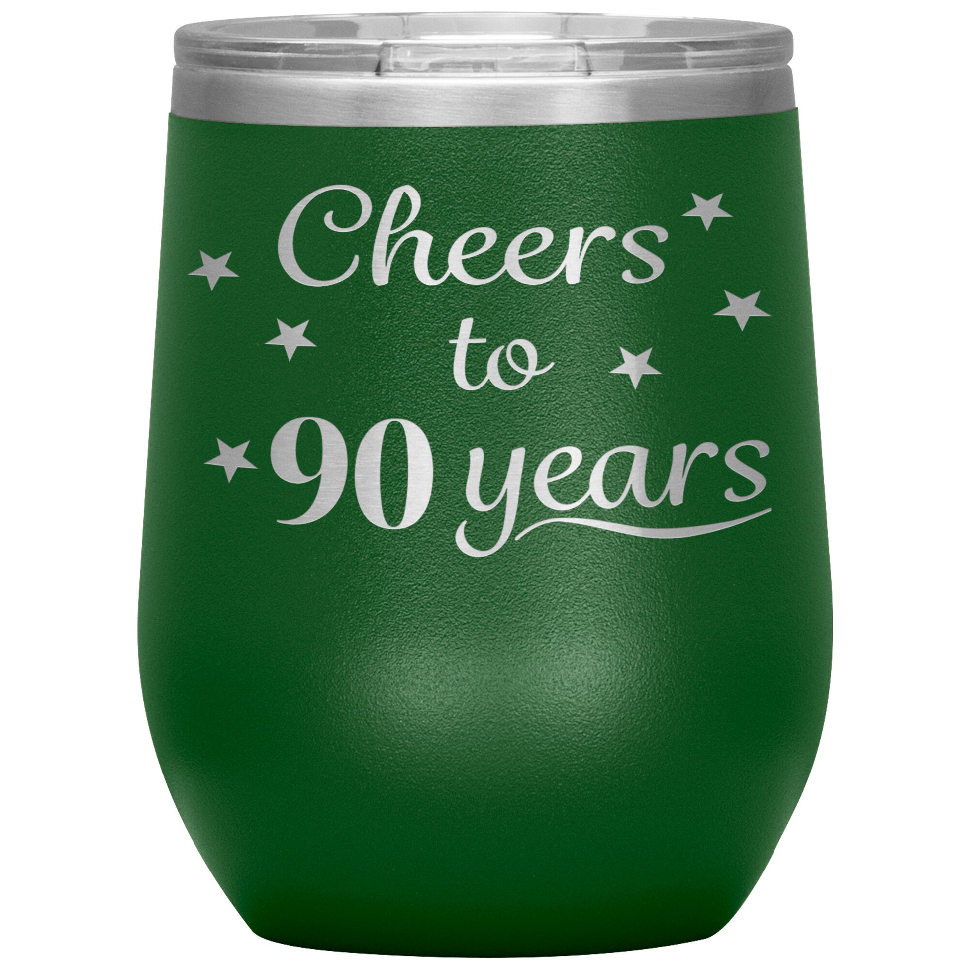 Cheers to 90 Years Birthday Tumbler