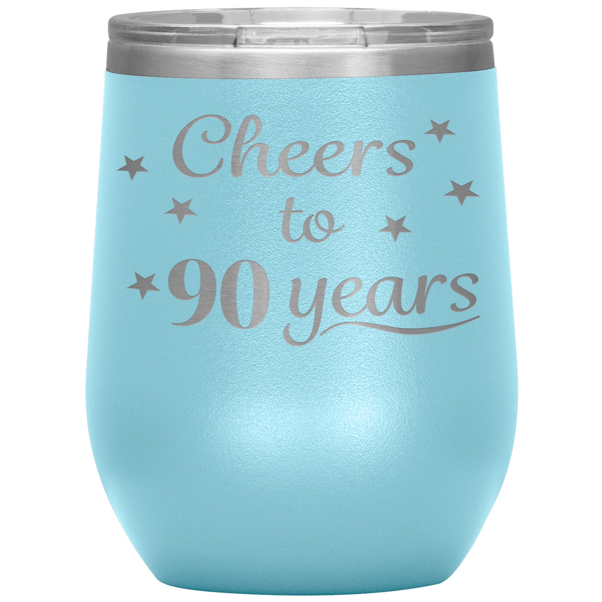 Cheers to 90 Years Birthday Tumbler