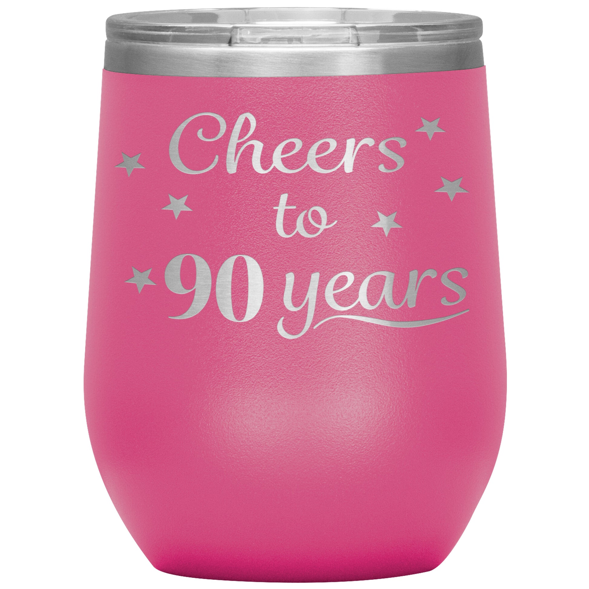 Cheers to 90 Years Birthday Tumbler