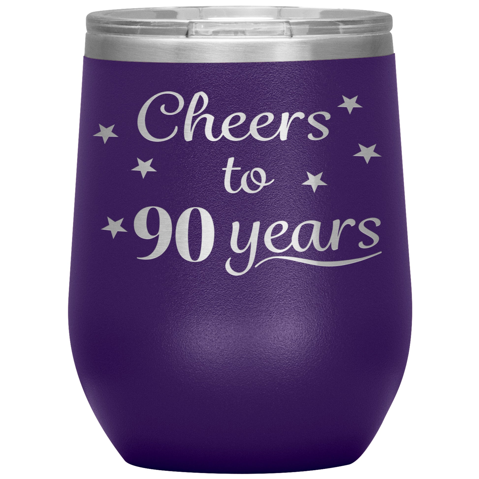 Cheers to 90 Years Birthday Tumbler