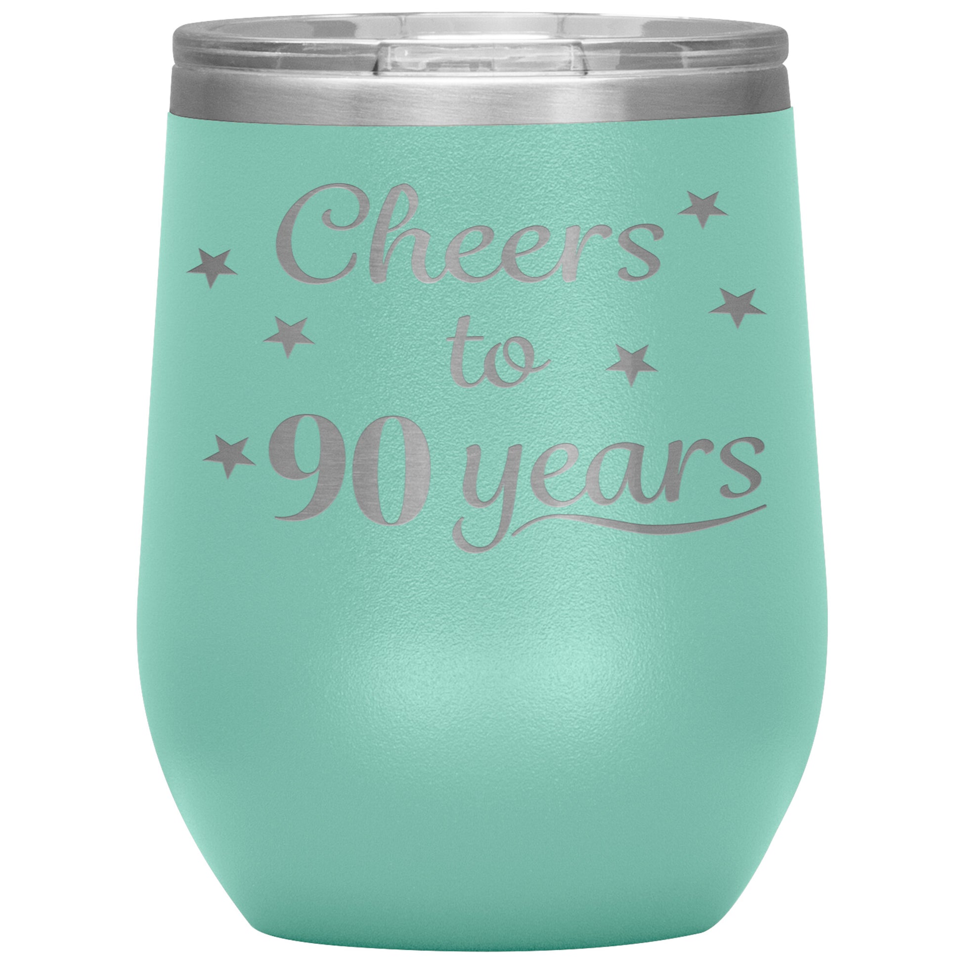 Cheers to 90 Years Birthday Tumbler