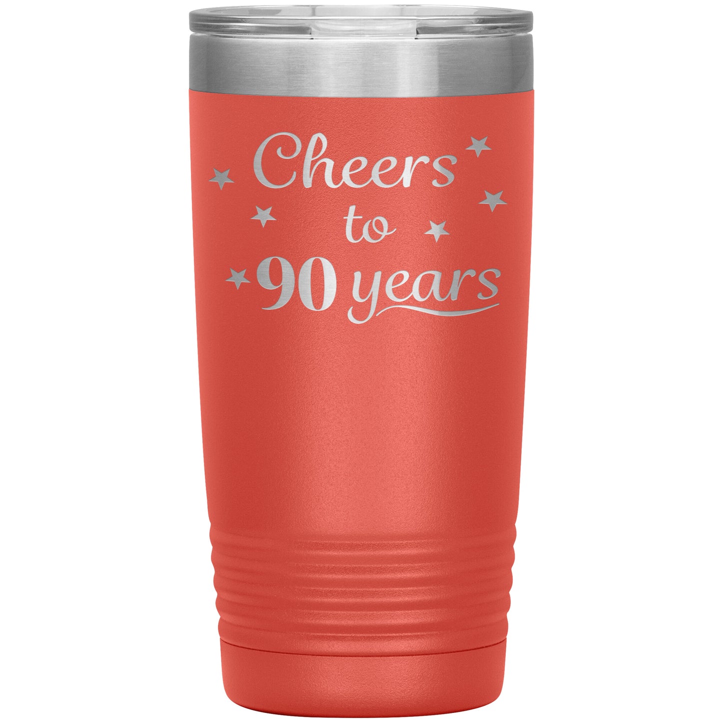 Cheers to 90 Years Birthday Tumbler