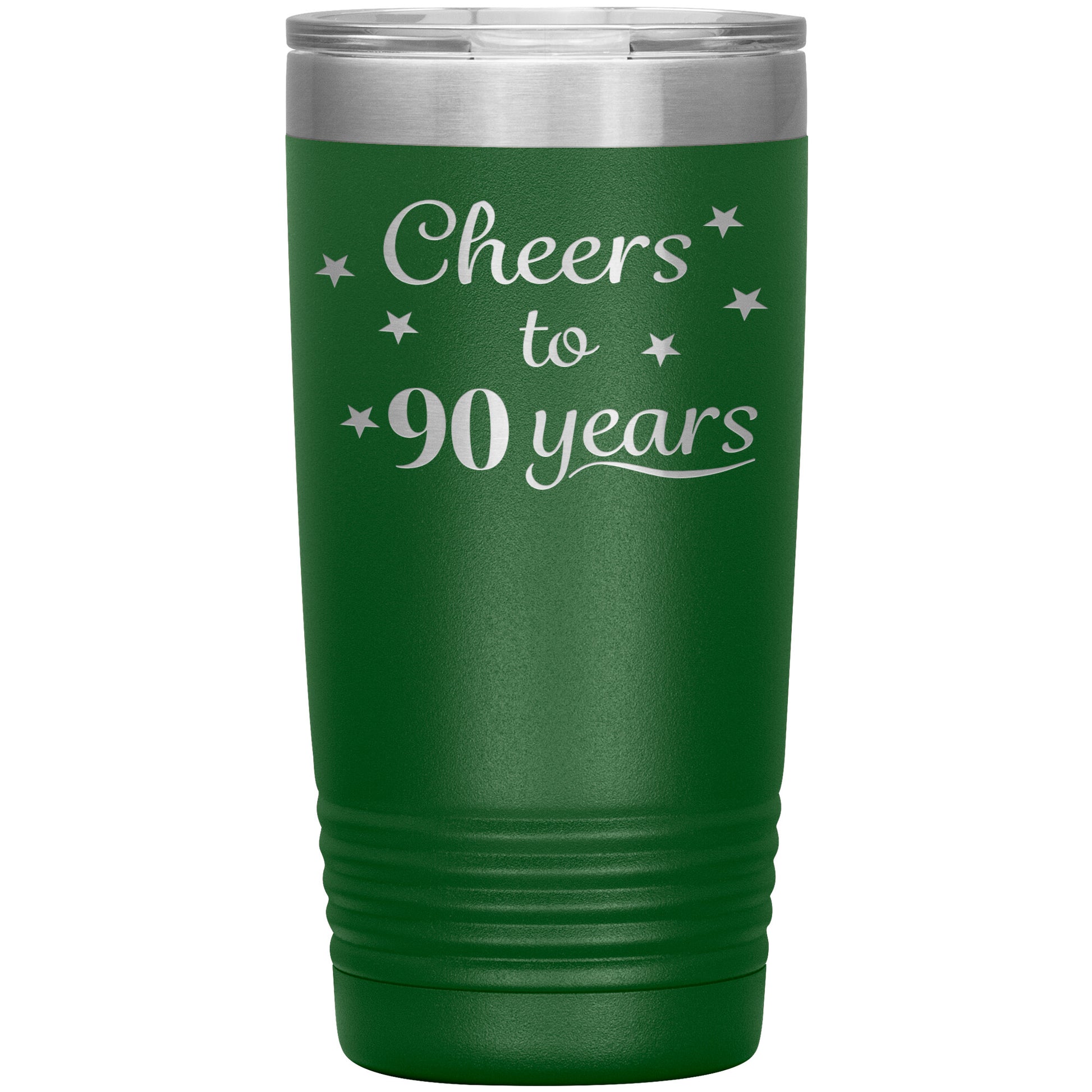 Cheers to 90 Years Birthday Tumbler