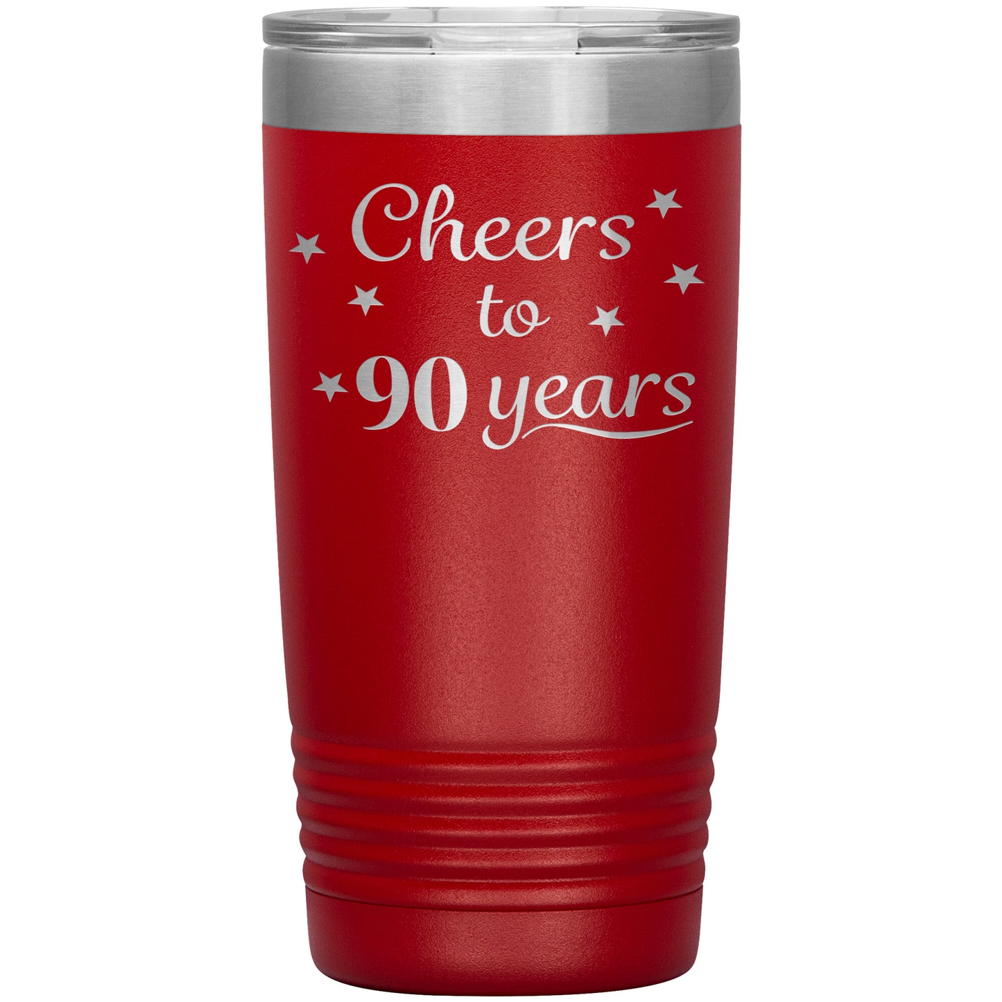 Cheers to 90 Years Birthday Tumbler