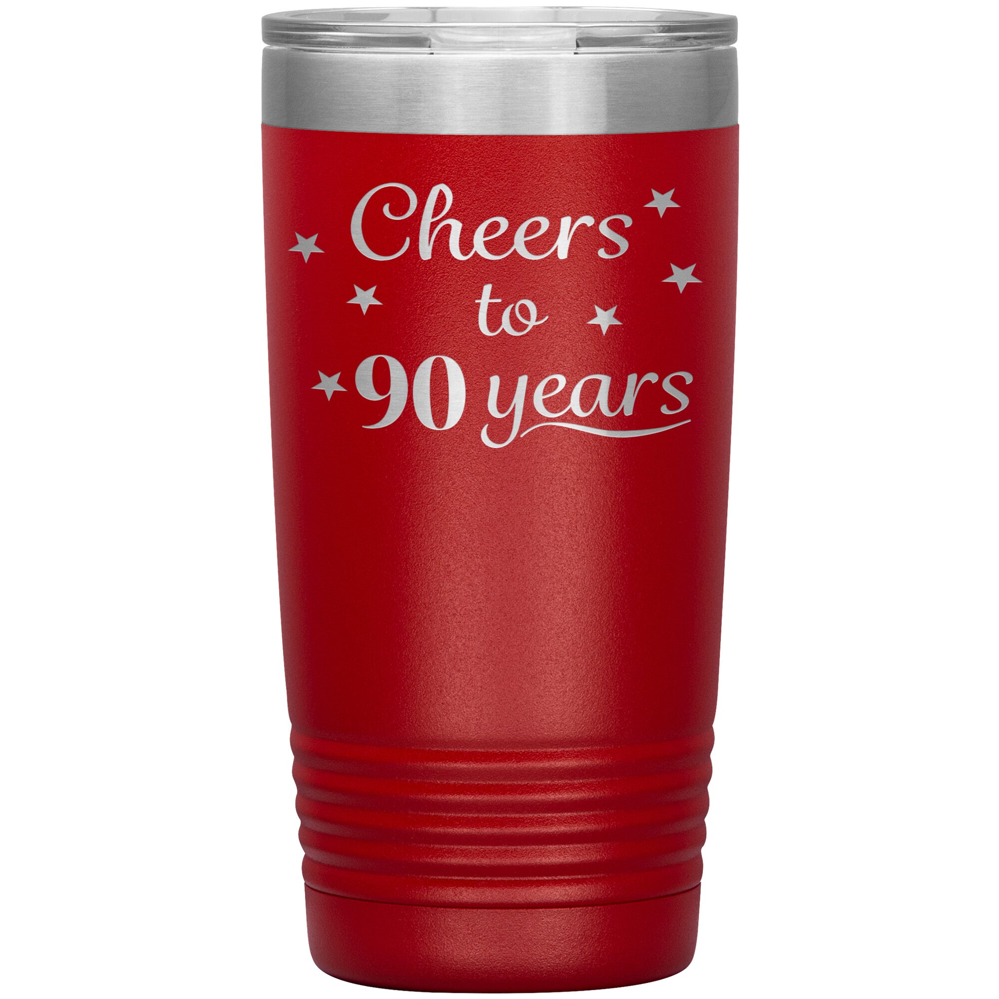 Cheers to 90 Years Birthday Tumbler