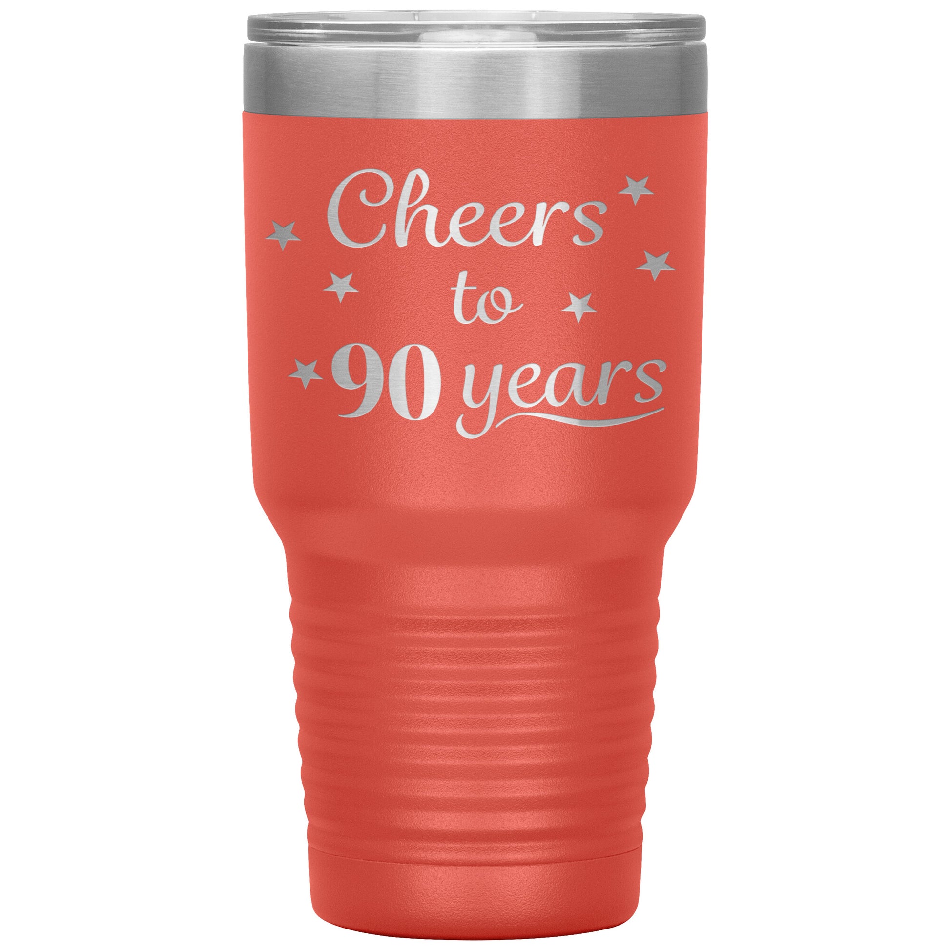 Cheers to 90 Years Birthday Tumbler