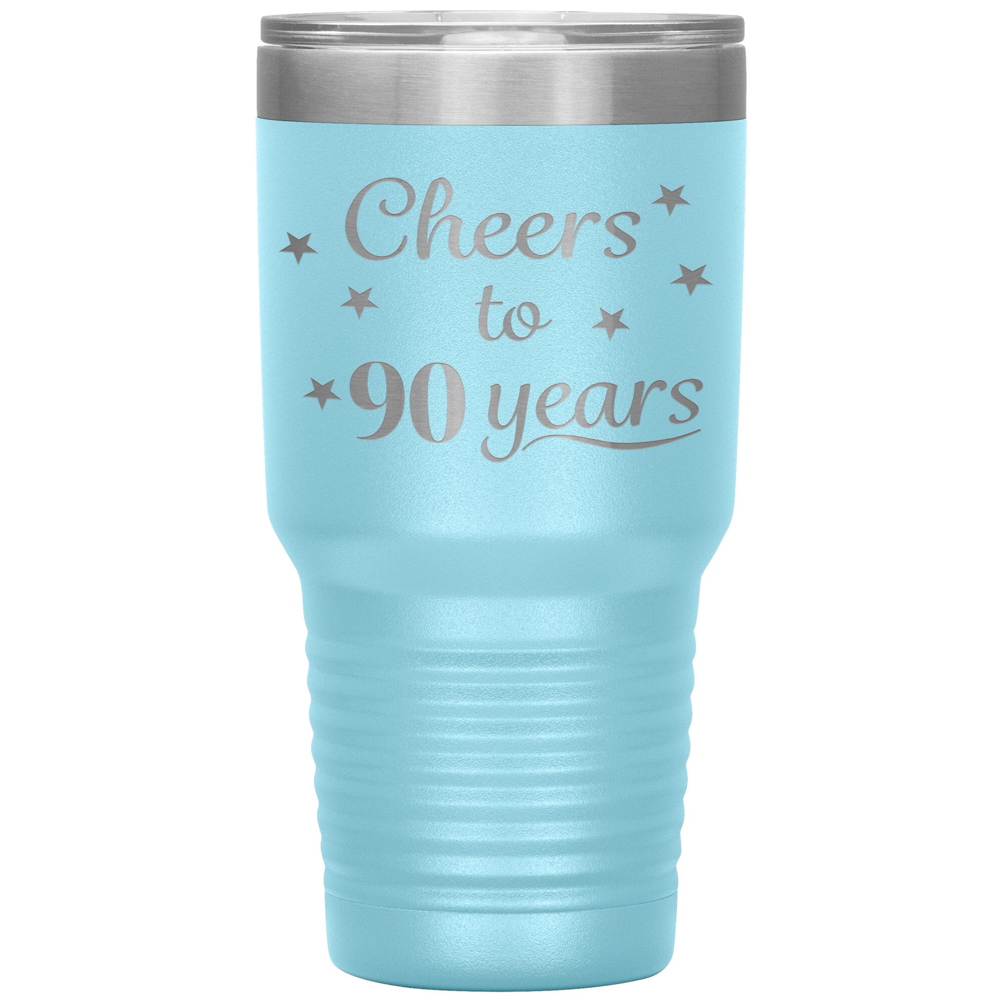 Cheers to 90 Years Birthday Tumbler