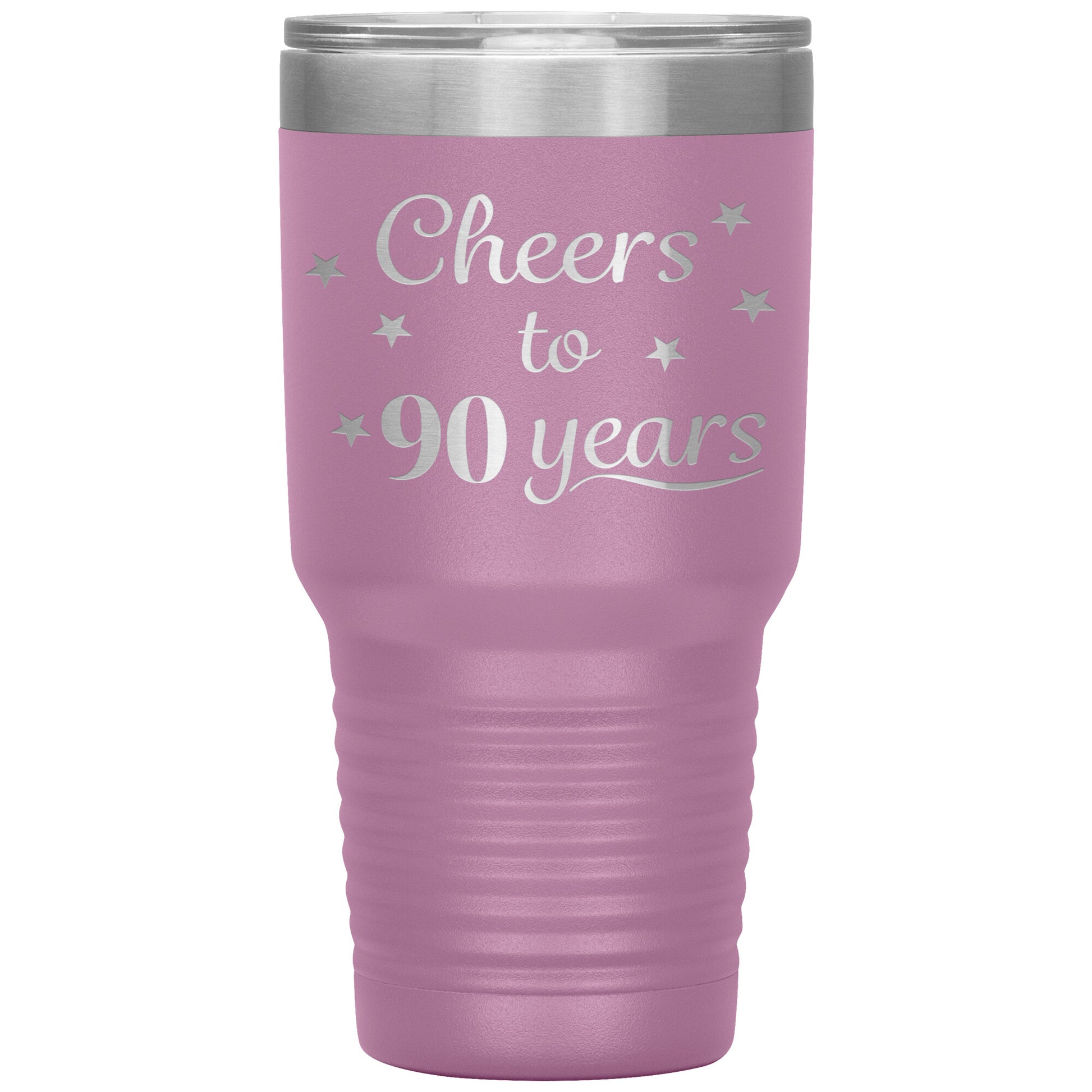 Cheers to 90 Years Birthday Tumbler