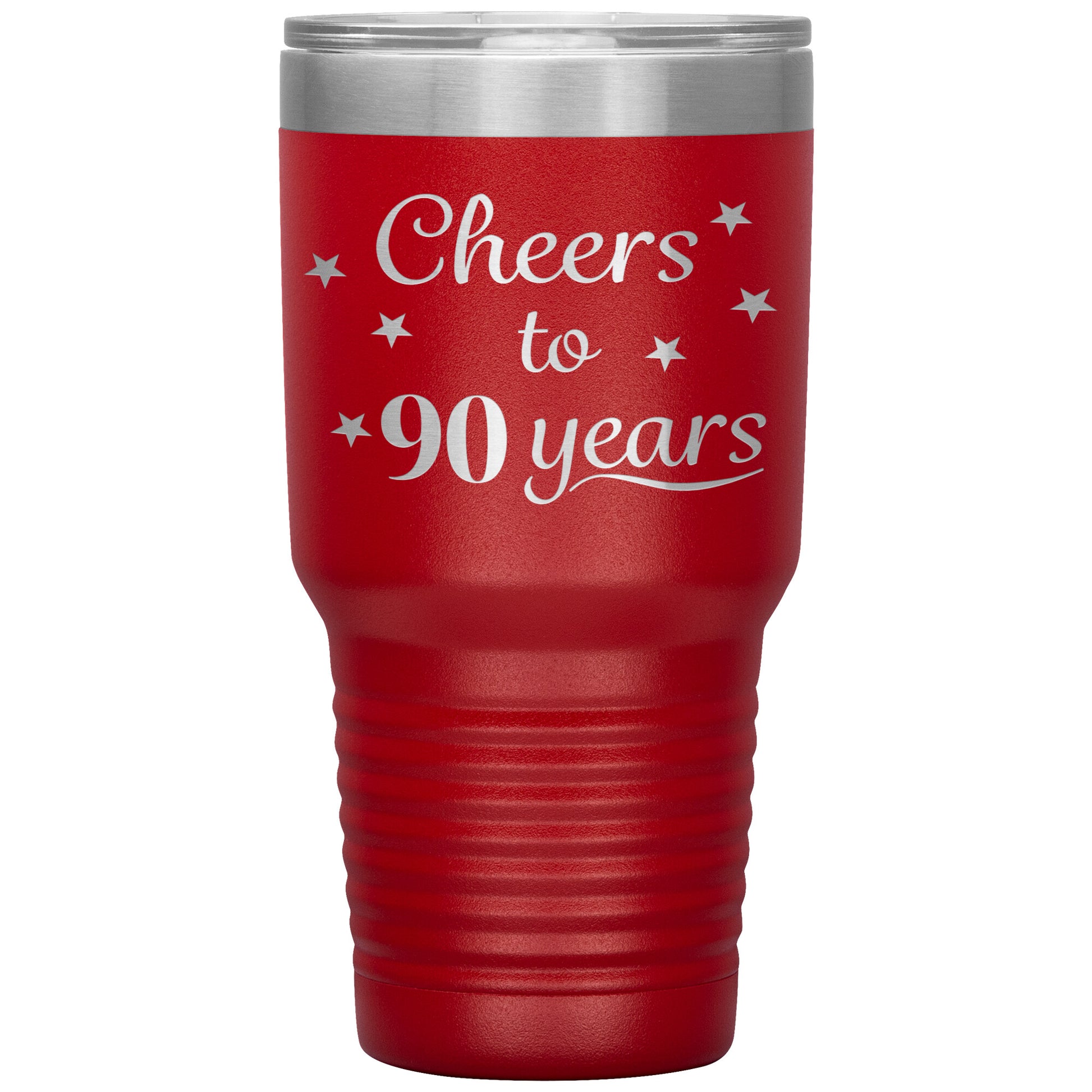 Cheers to 90 Years Birthday Tumbler