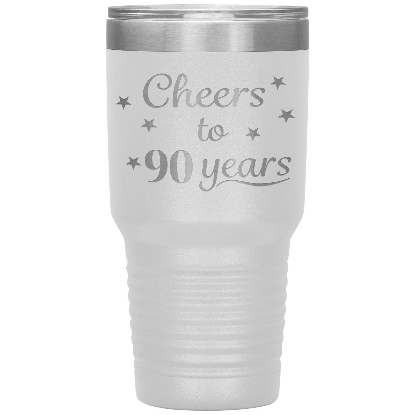 Cheers to 90 Years Birthday Tumbler