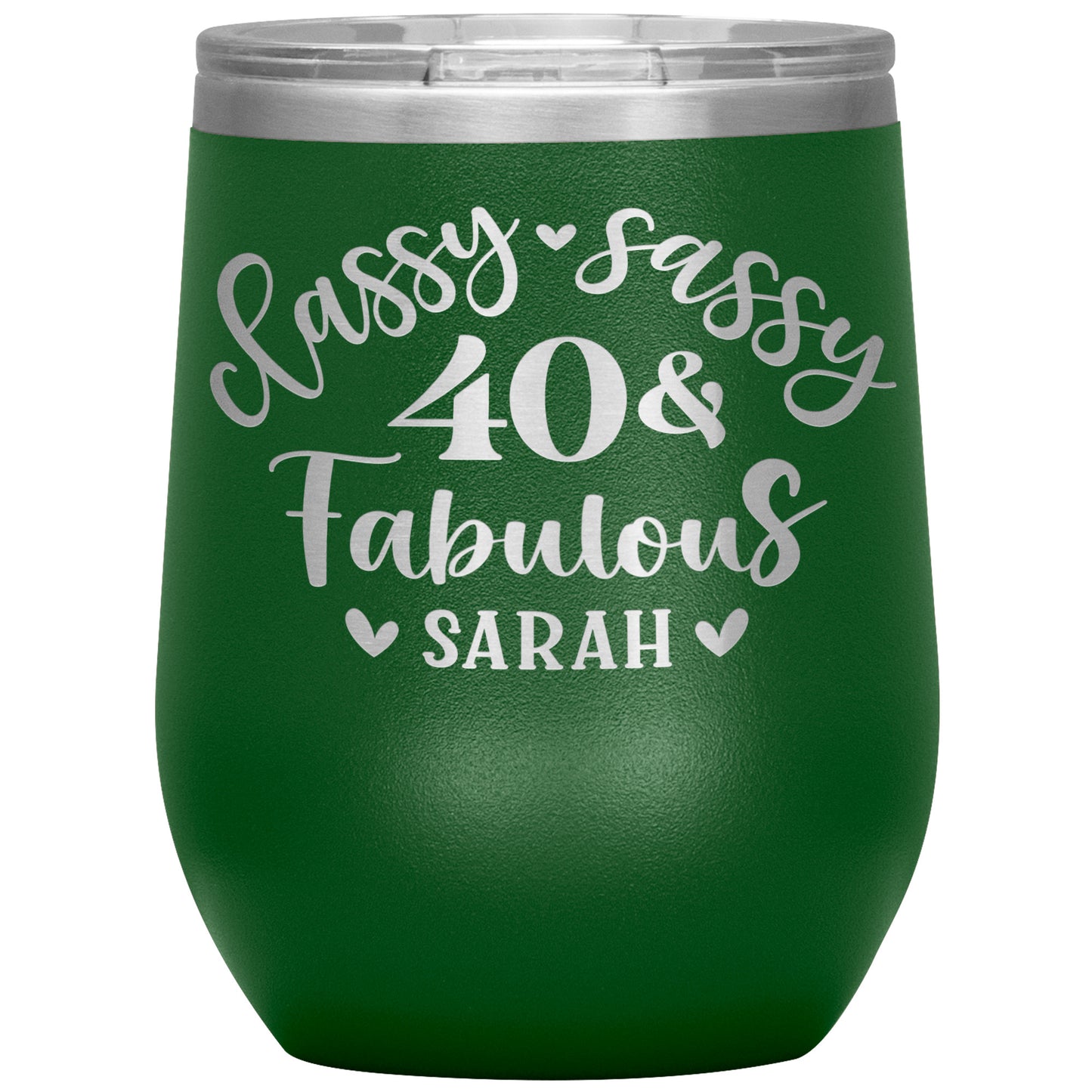 Classy Sassy 40 and Fabulous Birthday Tumbler