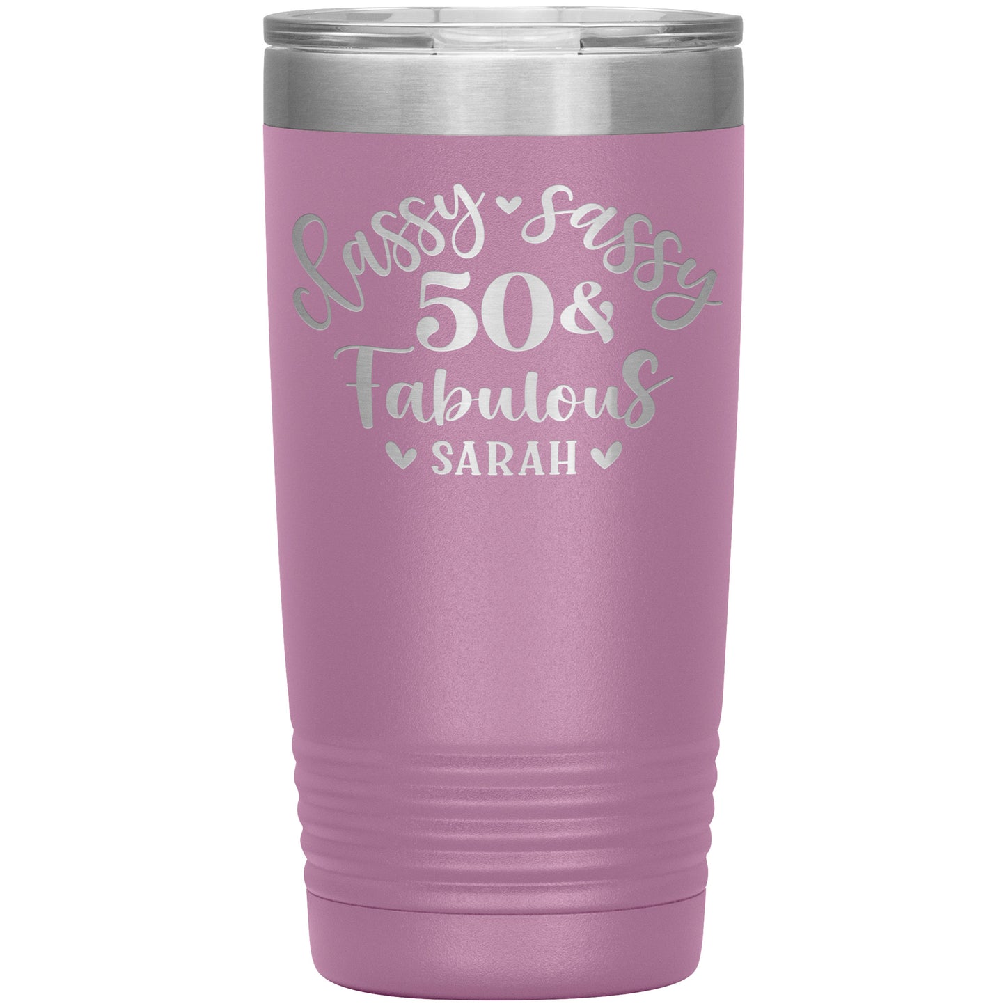 Classy Sassy 50 and Fabulous Birthday Tumbler