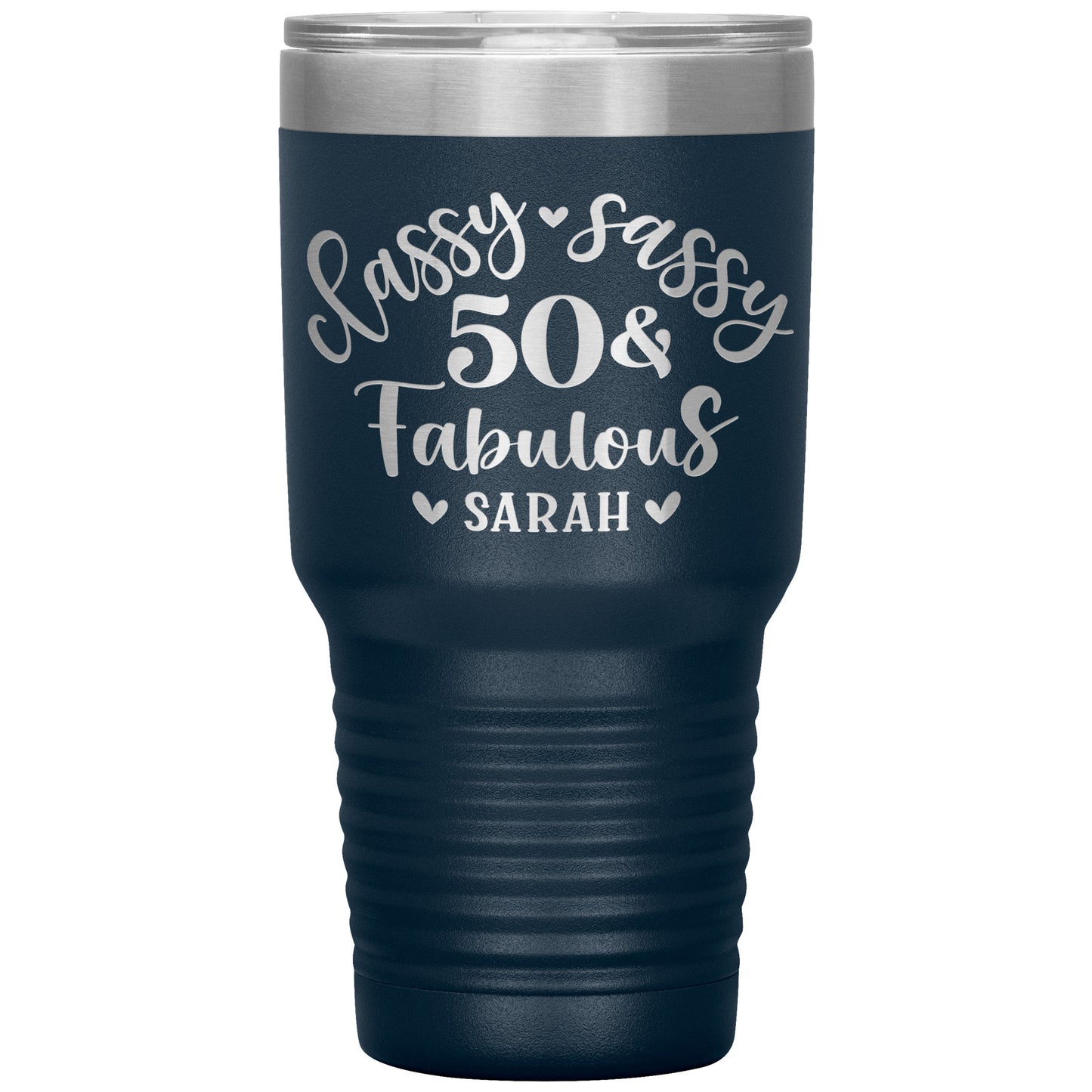 Classy Sassy 50 and Fabulous Birthday Tumbler