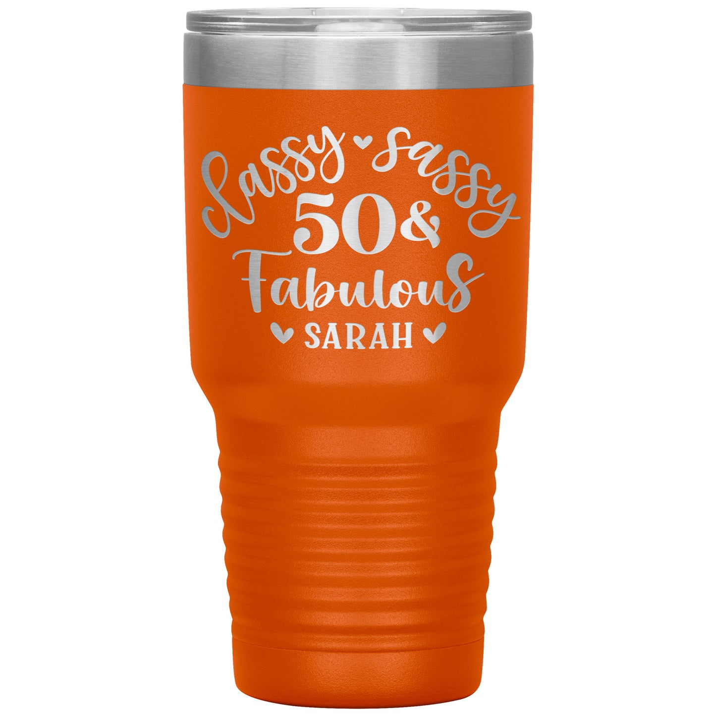 Classy Sassy 50 and Fabulous Birthday Tumbler