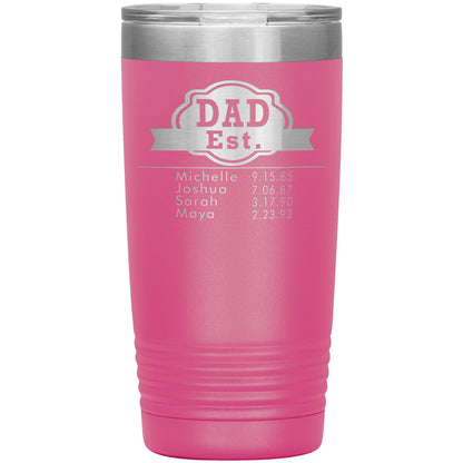Dad Est Tumbler