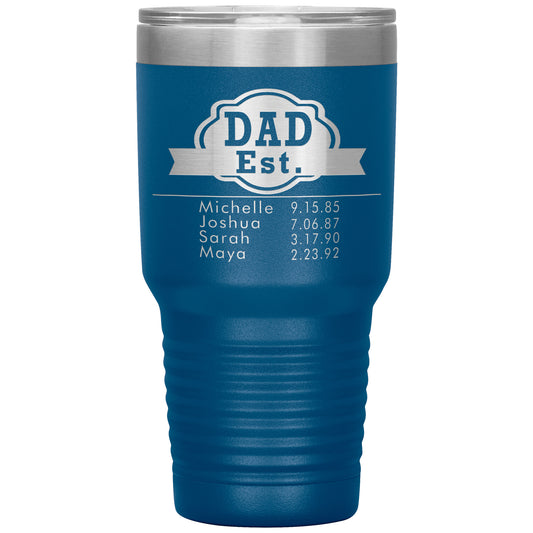 Dad Est Tumbler