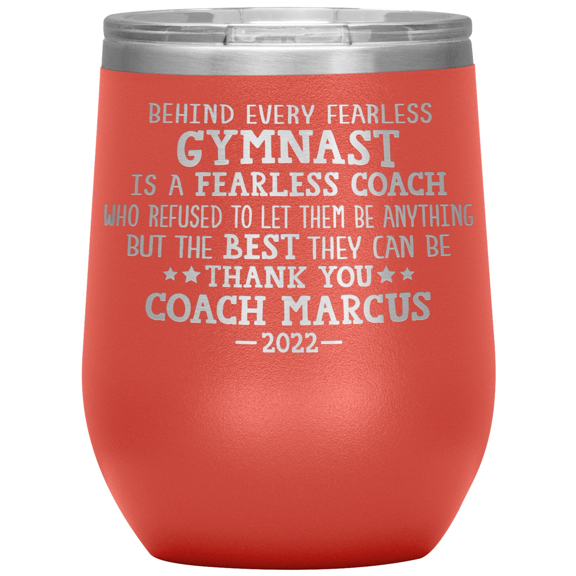 Fearless Gymnastics Coach Tumbler