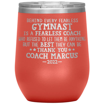 Fearless Gymnastics Coach Tumbler