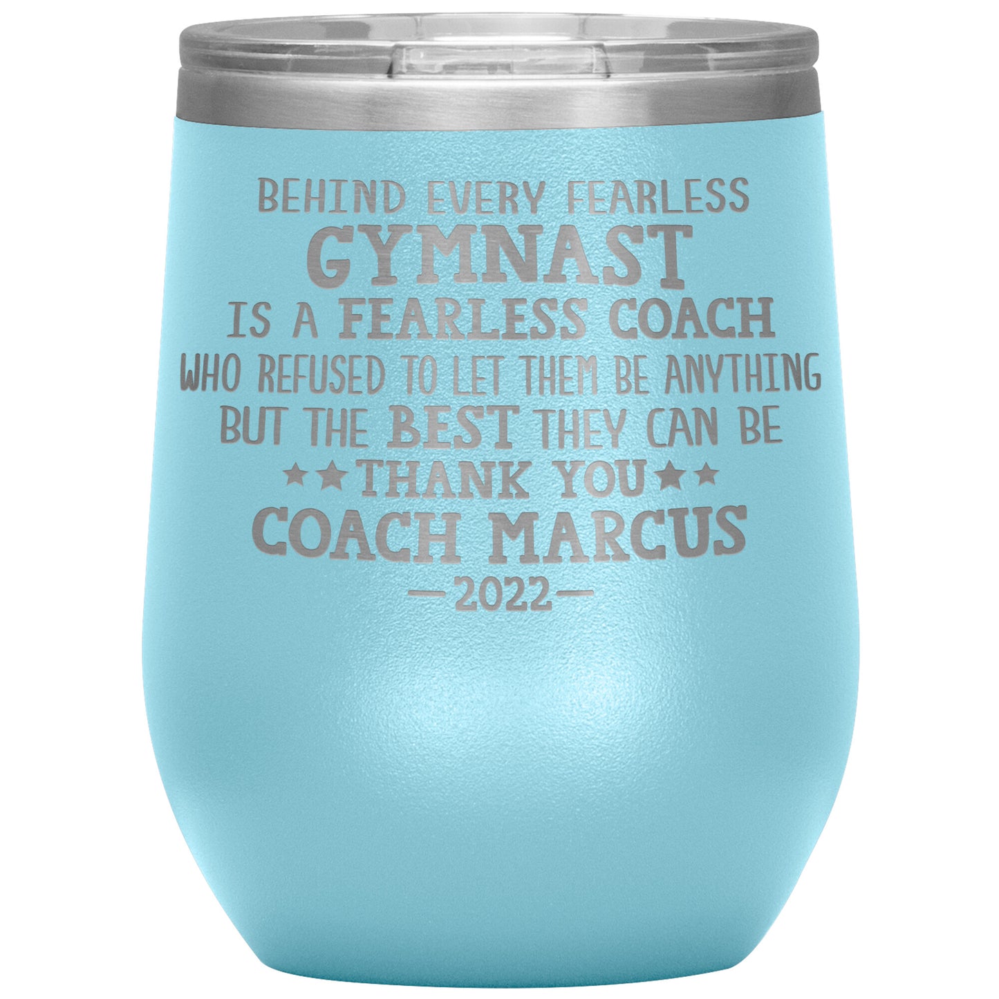 Fearless Gymnastics Coach Tumbler