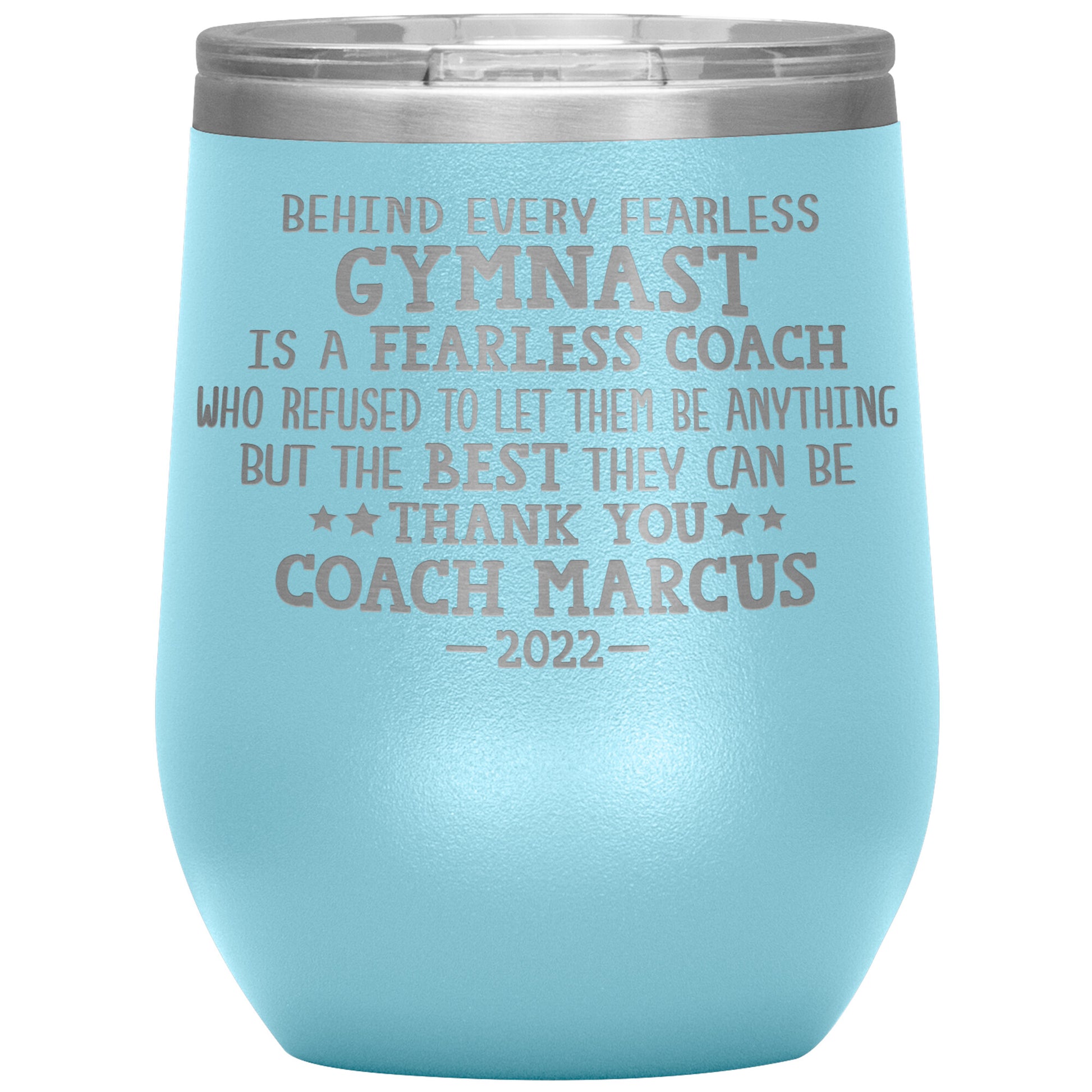 Fearless Gymnastics Coach Tumbler