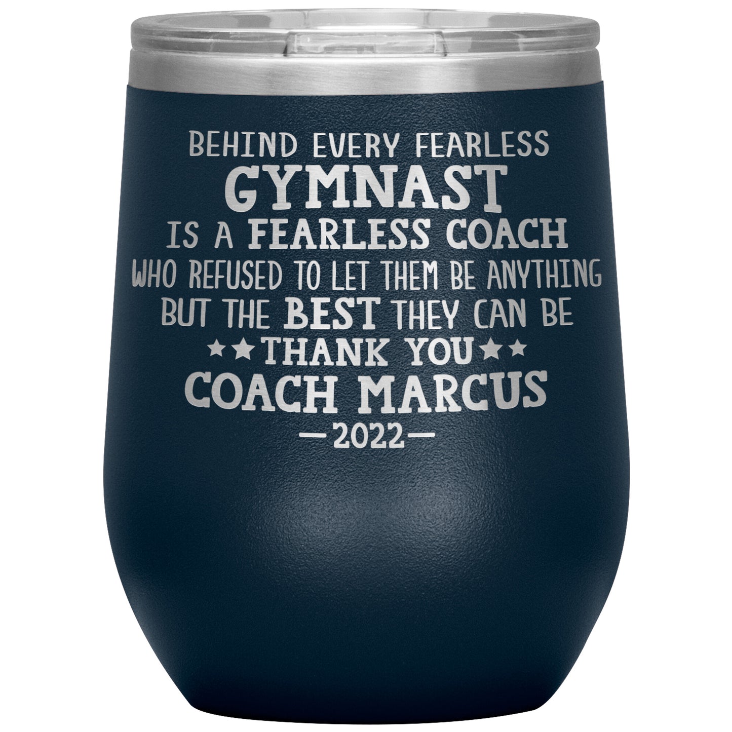 Fearless Gymnastics Coach Tumbler