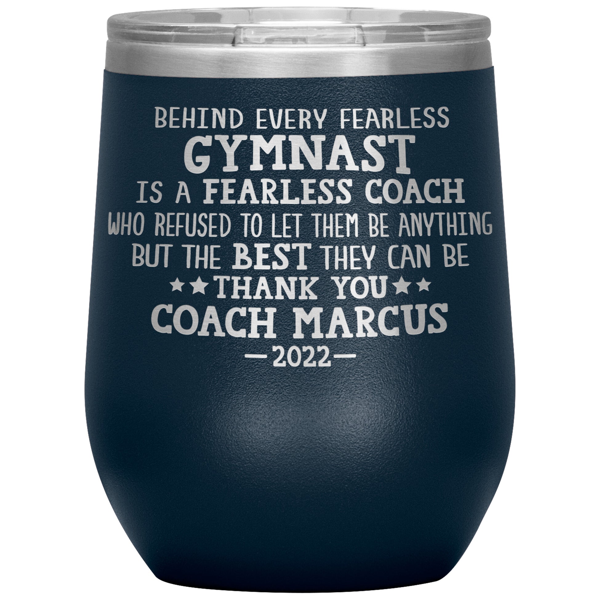 Fearless Gymnastics Coach Tumbler
