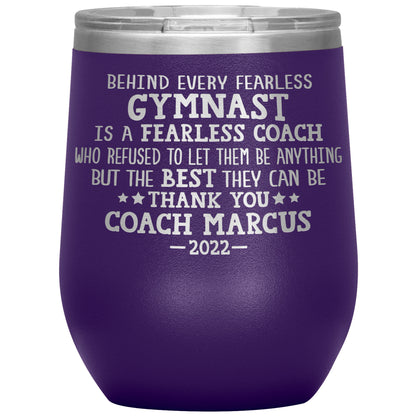 Fearless Gymnastics Coach Tumbler