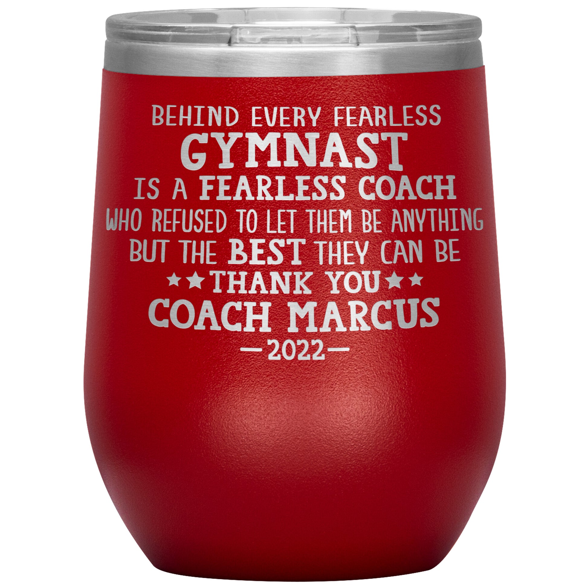 Fearless Gymnastics Coach Tumbler