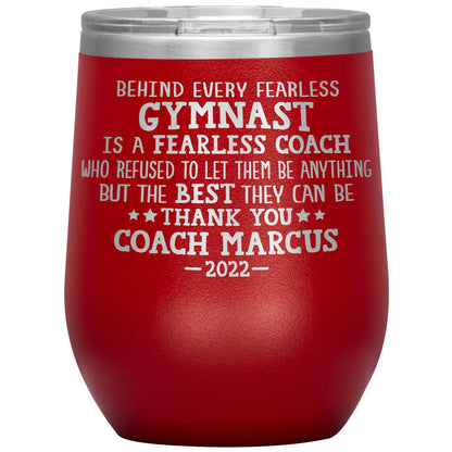 Fearless Gymnastics Coach Tumbler