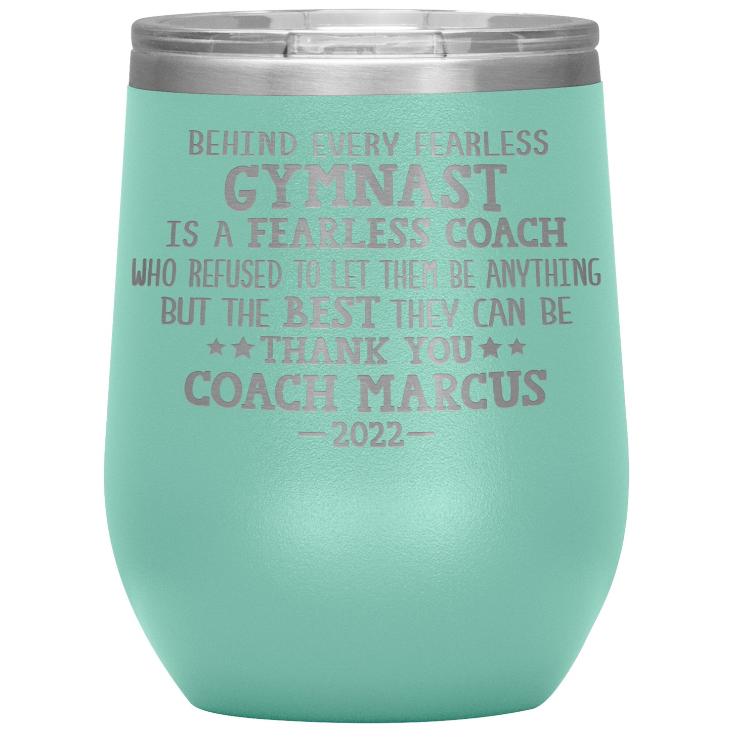 Fearless Gymnastics Coach Tumbler