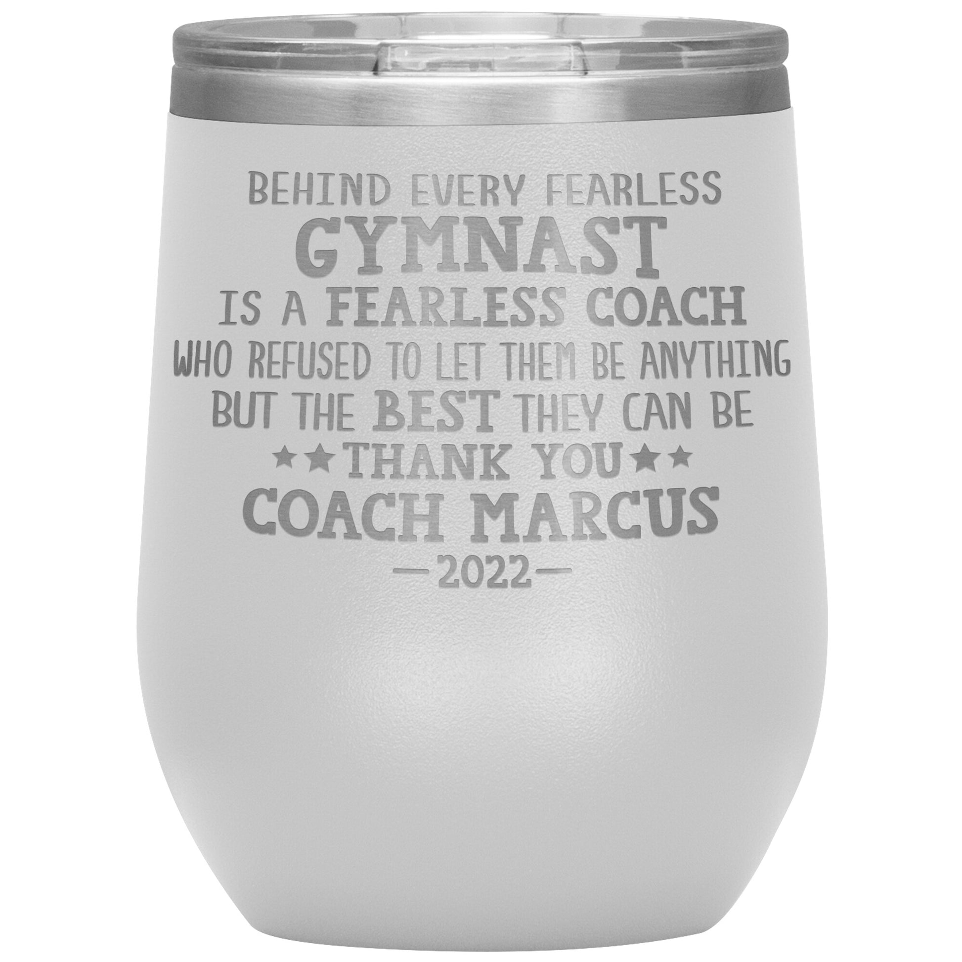 Fearless Gymnastics Coach Tumbler