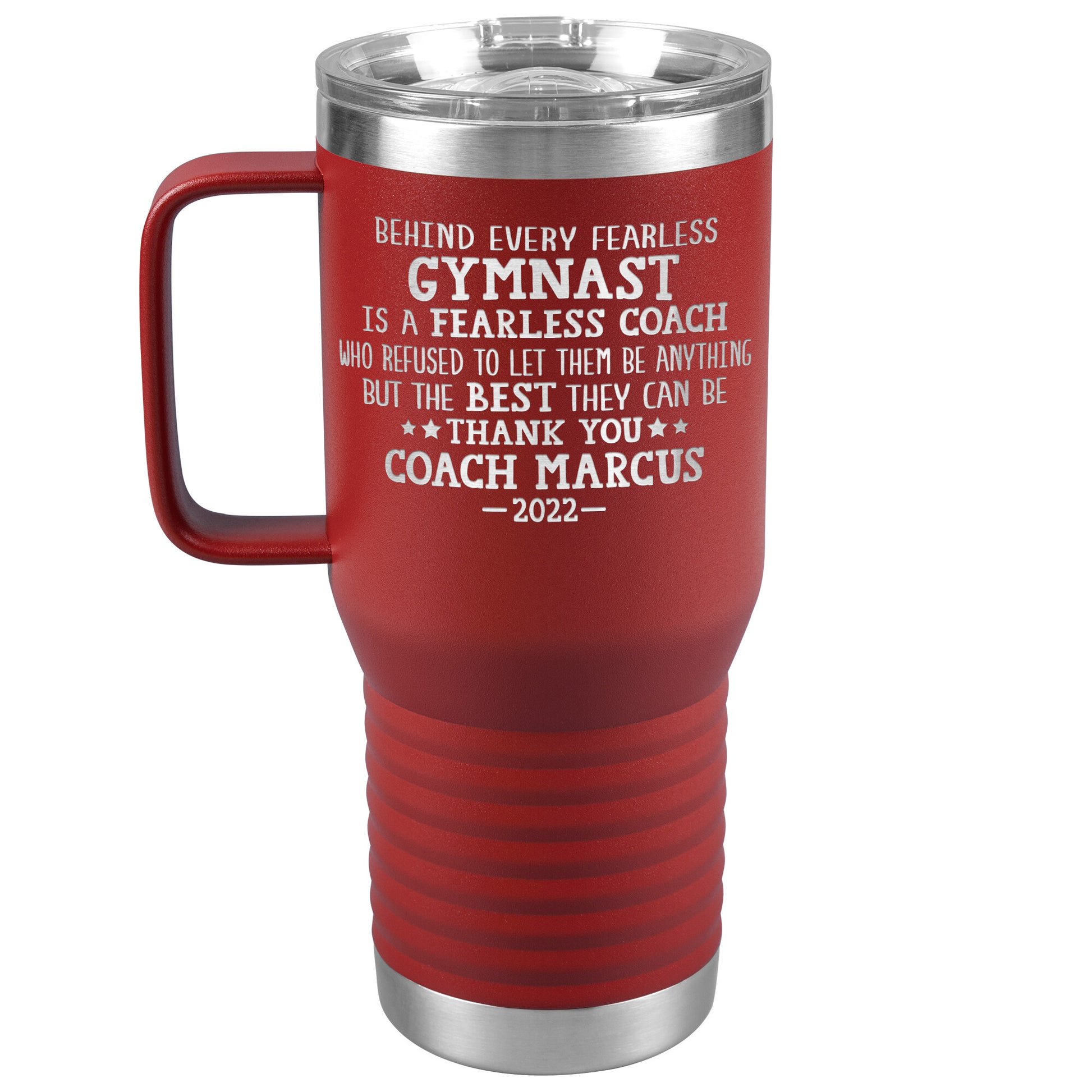 Fearless Gymnastics Coach Tumbler