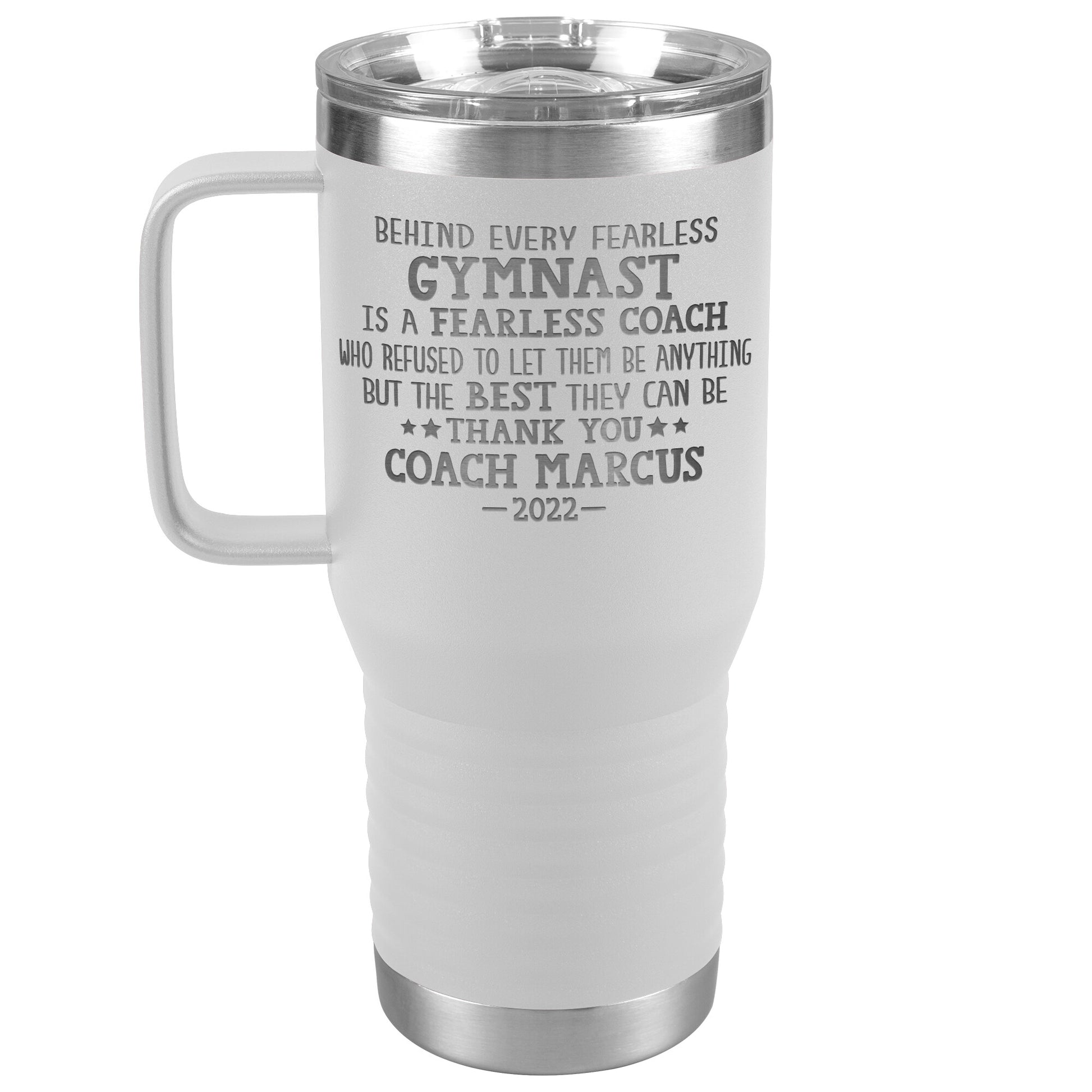 Fearless Gymnastics Coach Tumbler