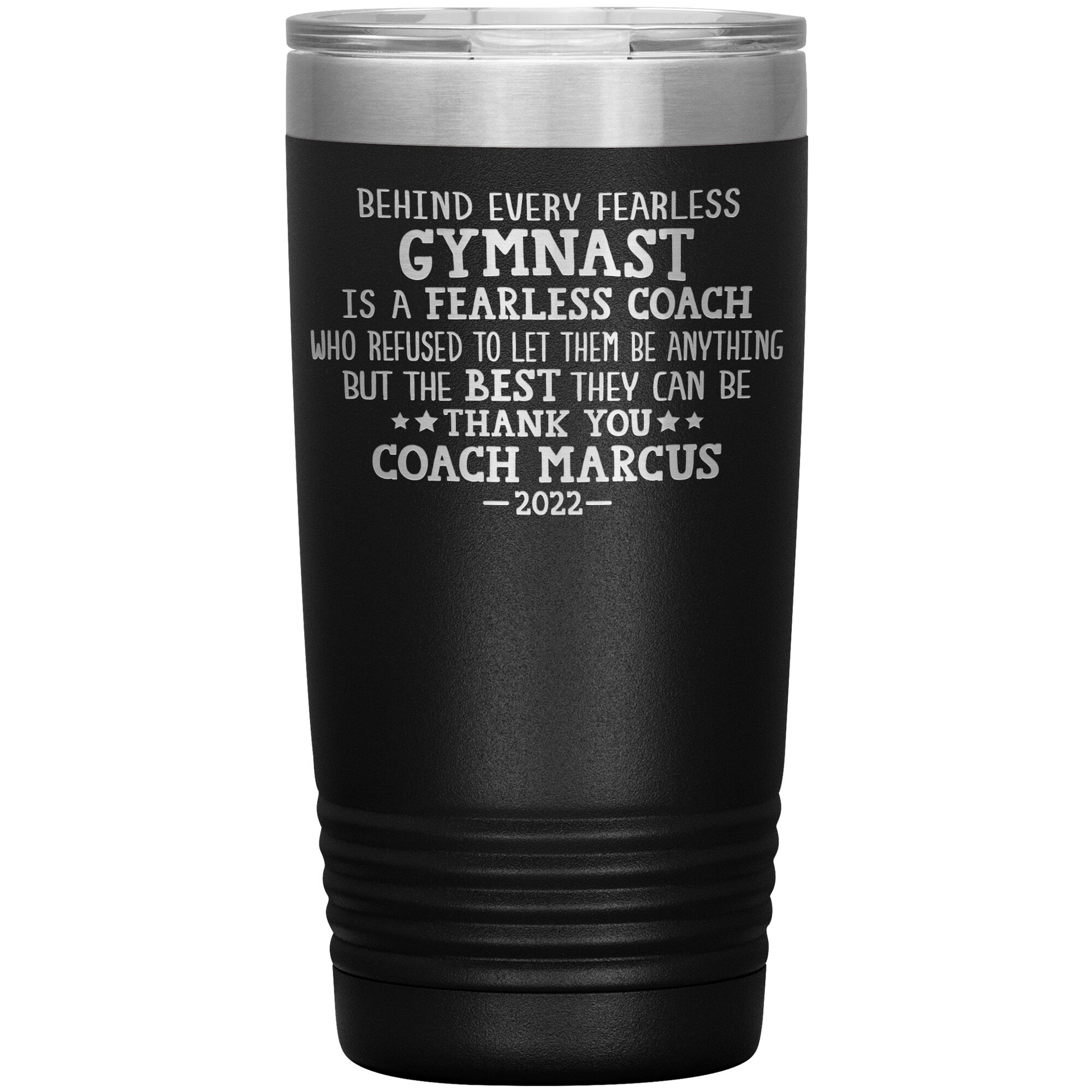 Fearless Gymnastics Coach Tumbler