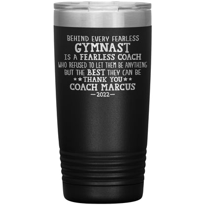 Fearless Gymnastics Coach Tumbler