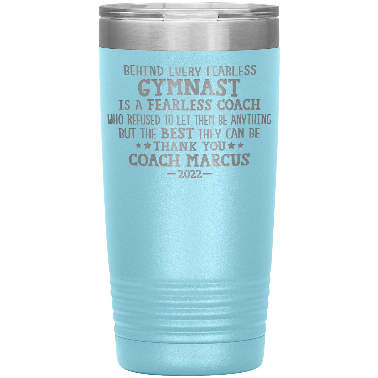 Fearless Gymnastics Coach Tumbler