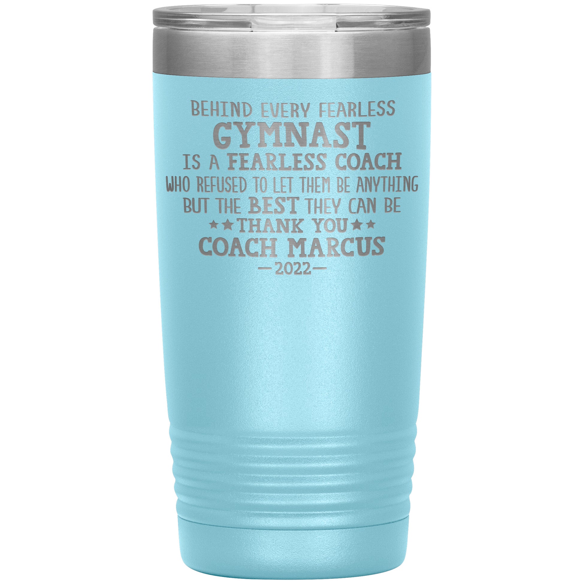 Fearless Gymnastics Coach Tumbler