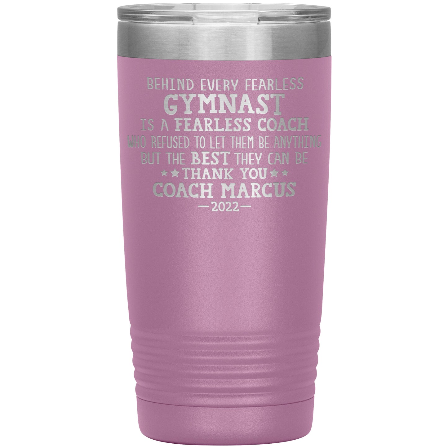 Fearless Gymnastics Coach Tumbler