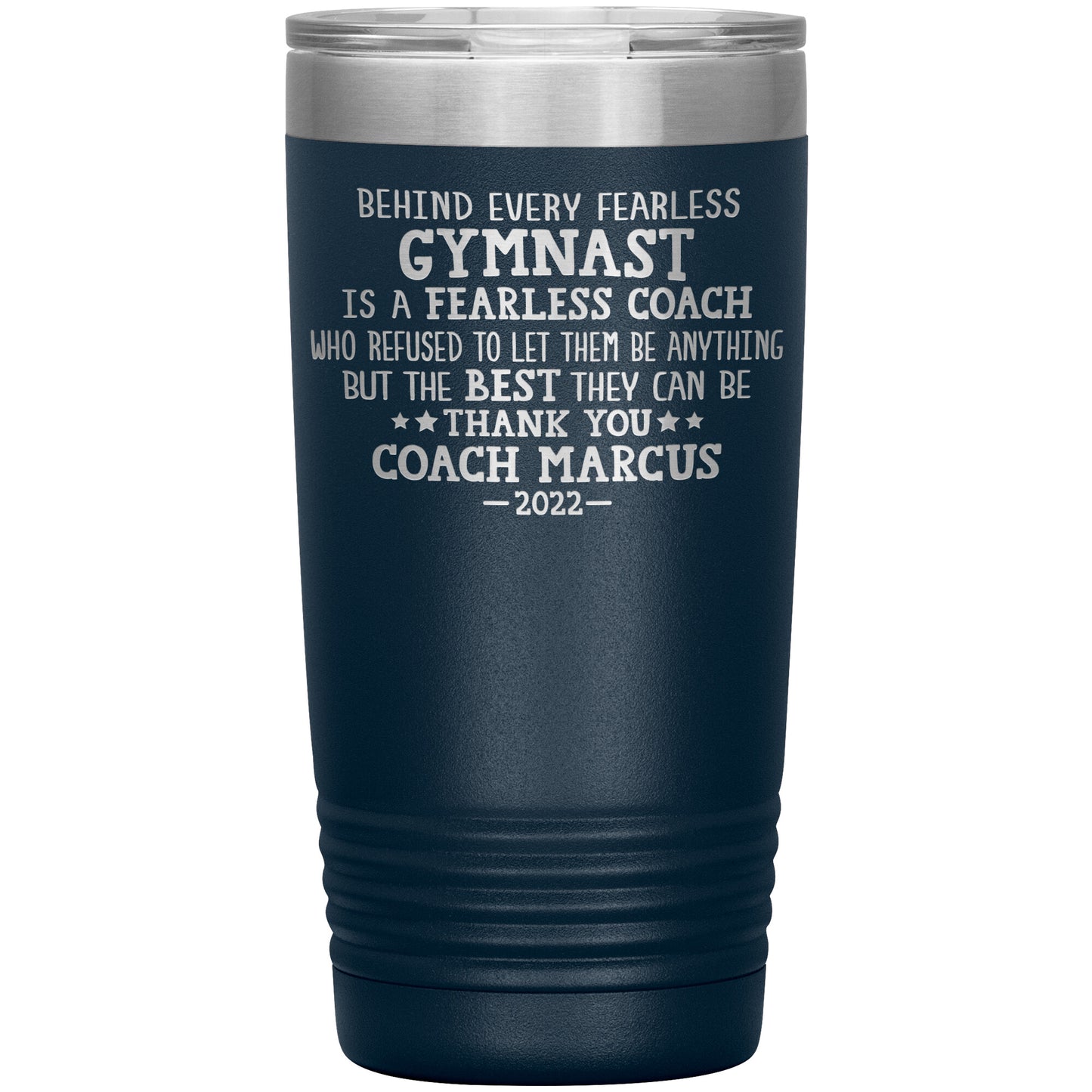 Fearless Gymnastics Coach Tumbler