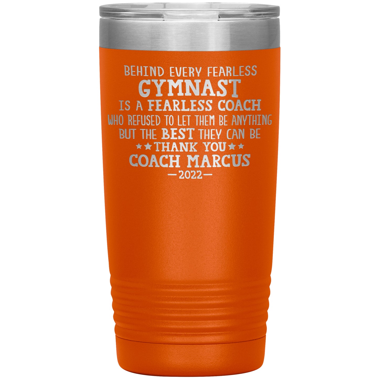 Fearless Gymnastics Coach Tumbler
