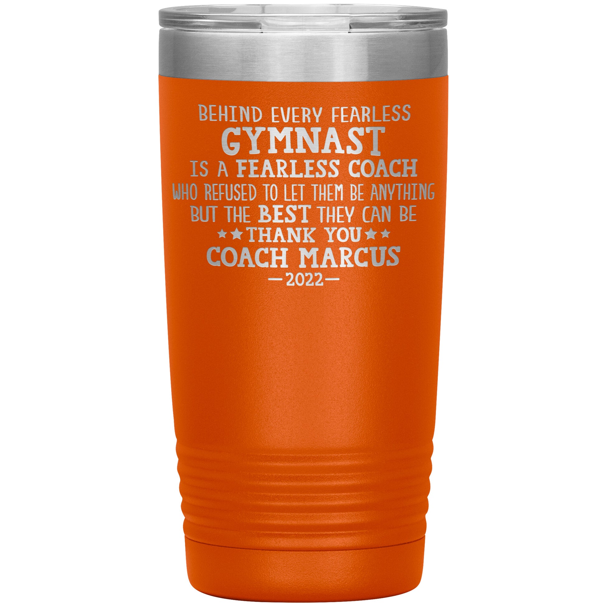 Fearless Gymnastics Coach Tumbler