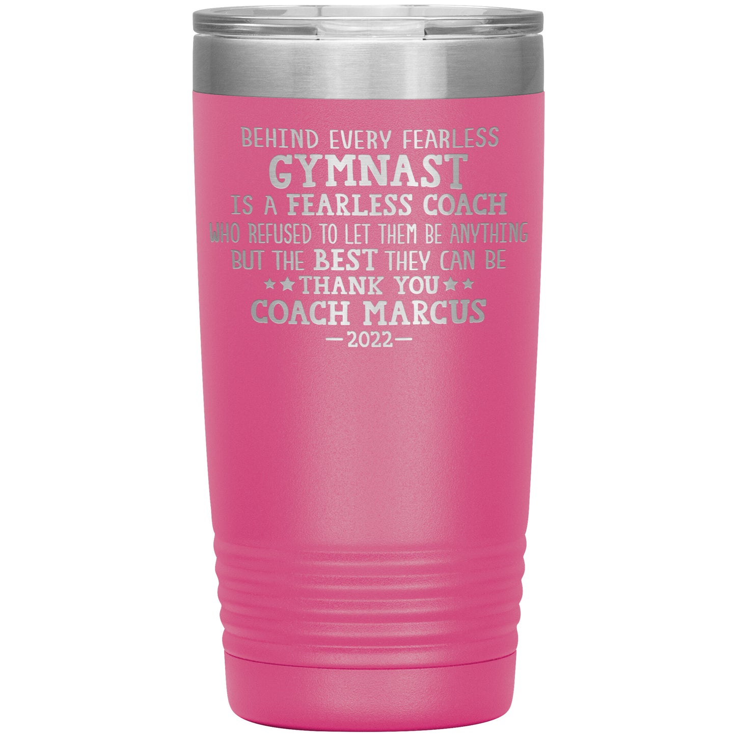 Fearless Gymnastics Coach Tumbler